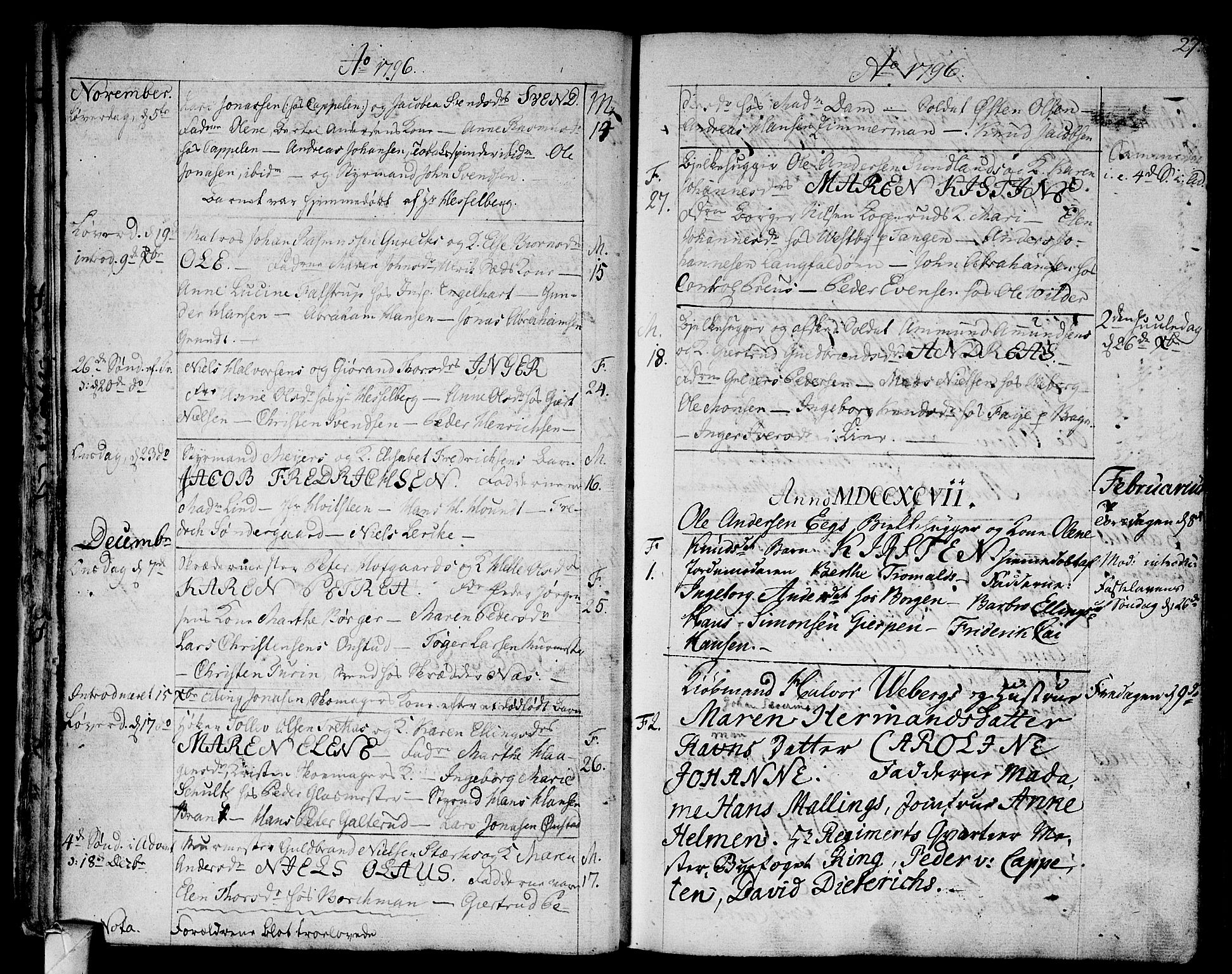 Strømsø kirkebøker, SAKO/A-246/F/Fa/L0010: Parish register (official) no. I 10, 1792-1822, p. 27