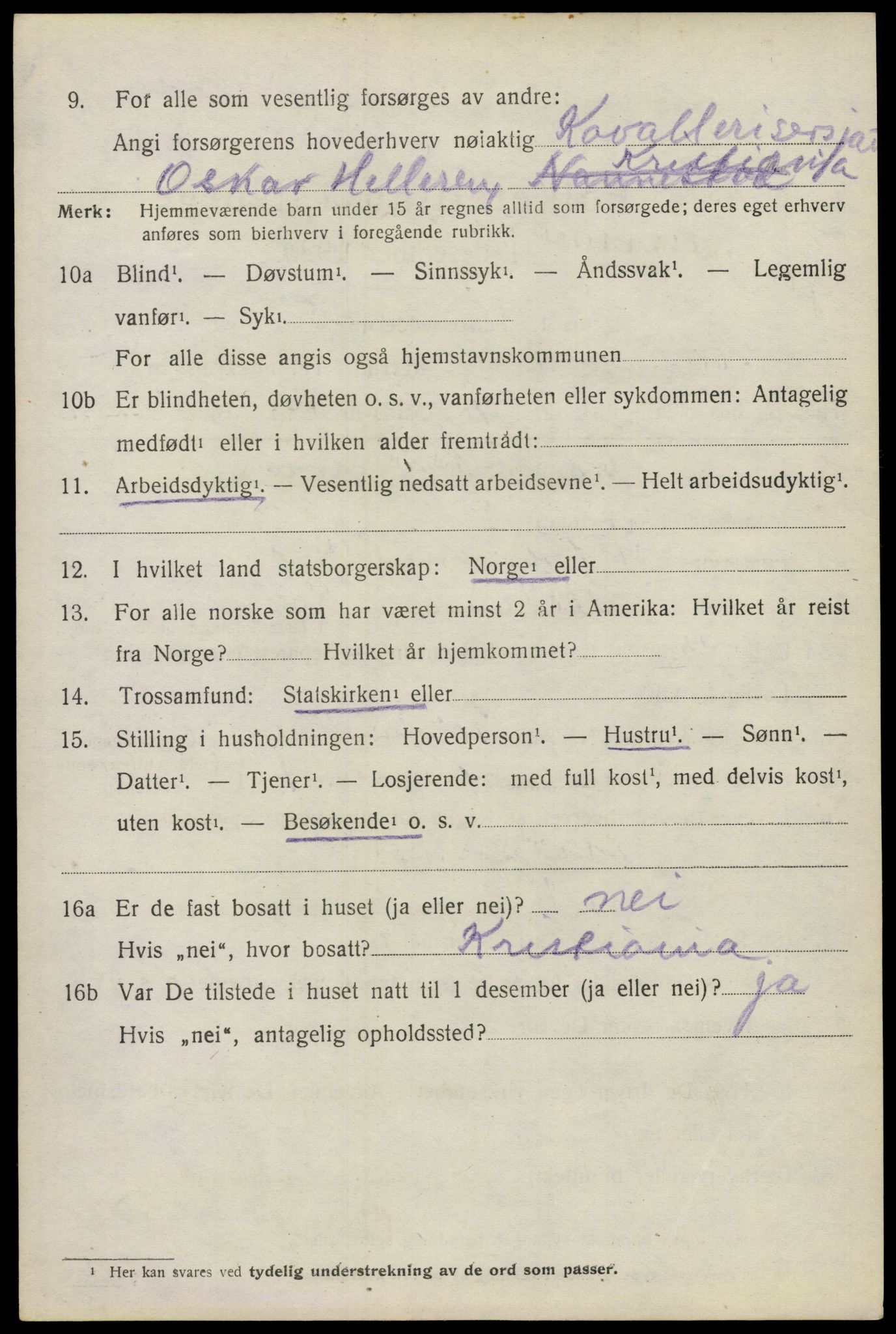 SAO, 1920 census for Ullensaker, 1920, p. 12882