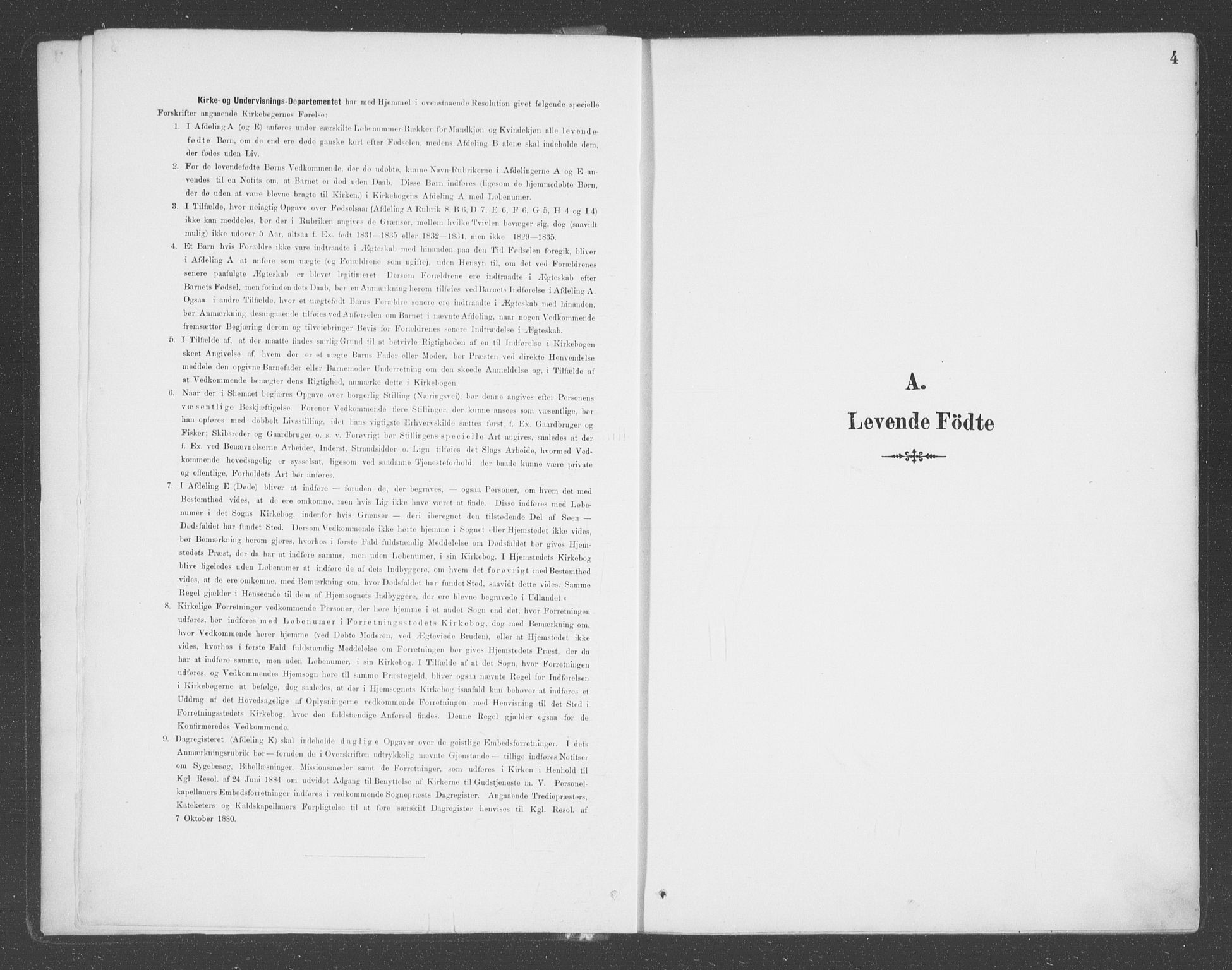 Balestrand sokneprestembete, SAB/A-79601/H/Haa/Haab/L0001: Parish register (official) no. B  1, 1889-1910, p. 4