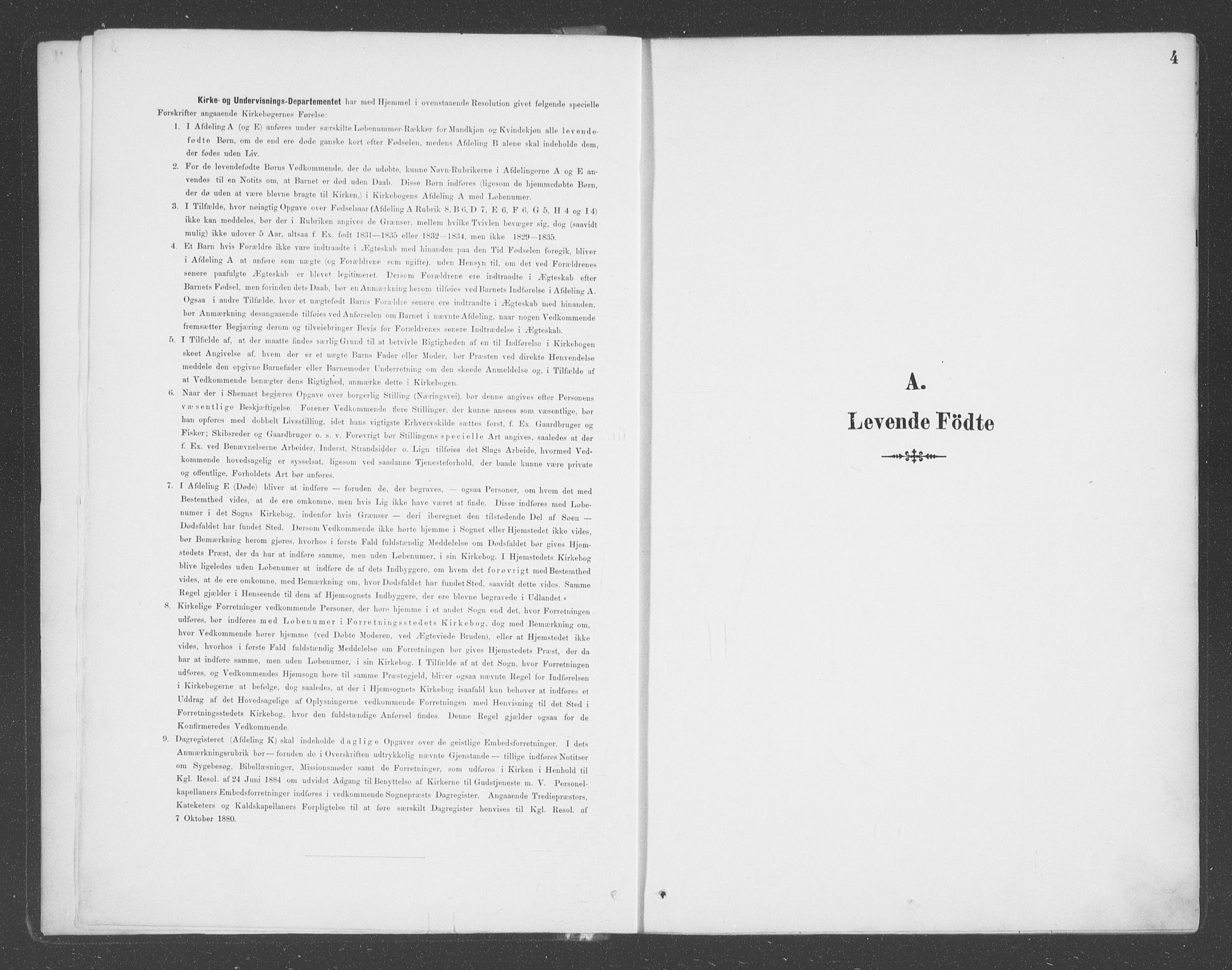 Balestrand sokneprestembete, AV/SAB-A-79601/H/Haa/Haab/L0001: Parish register (official) no. B  1, 1889-1910, p. 4