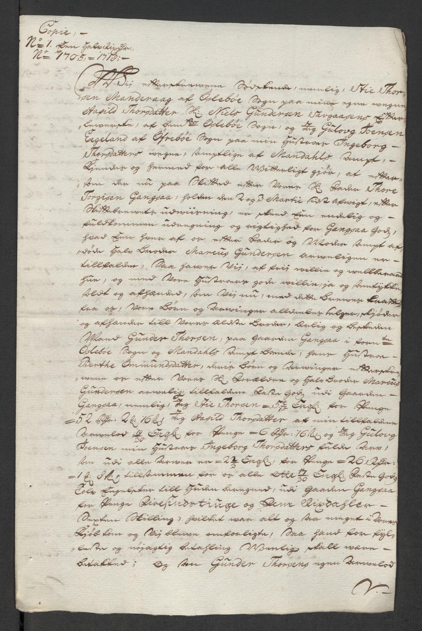Rentekammeret inntil 1814, Reviderte regnskaper, Fogderegnskap, AV/RA-EA-4092/R43/L2563: Fogderegnskap Lista og Mandal, 1718, p. 530