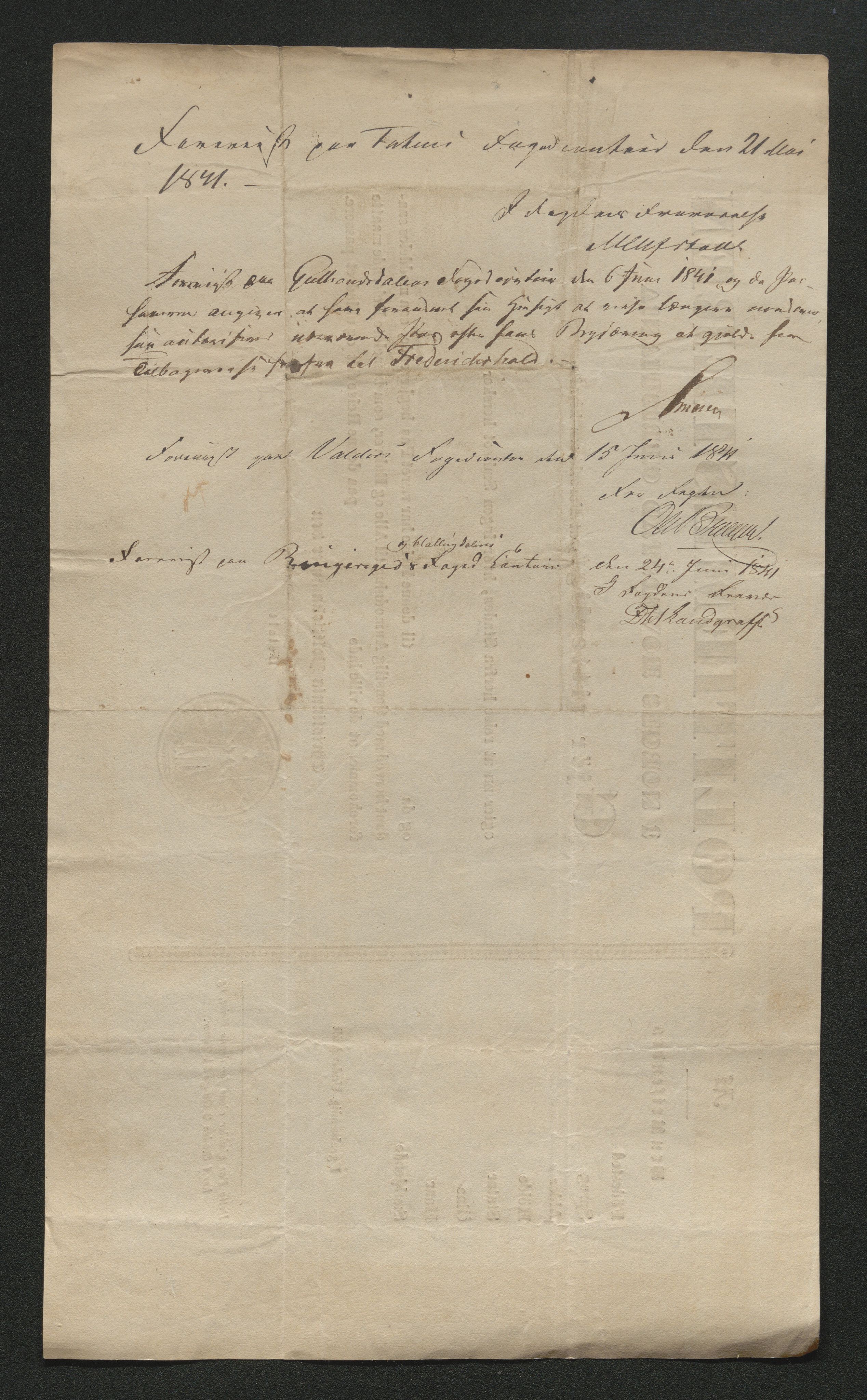 Drammen politikammer, AV/SAKO-A-623/I/Ia/Iab/L0006: Innleverte pass, 1841-1842, p. 203