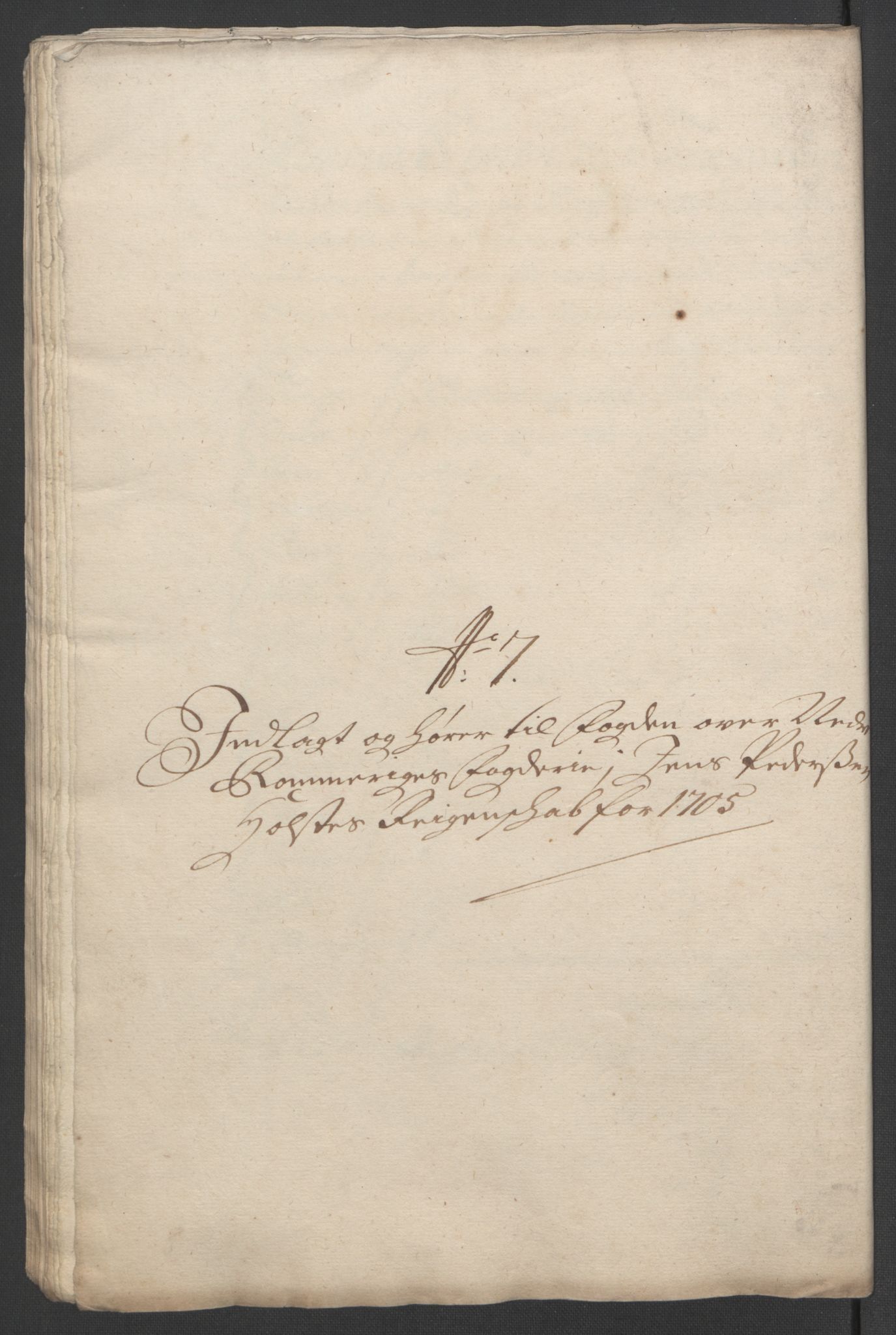 Rentekammeret inntil 1814, Reviderte regnskaper, Fogderegnskap, AV/RA-EA-4092/R11/L0589: Fogderegnskap Nedre Romerike, 1705, p. 166