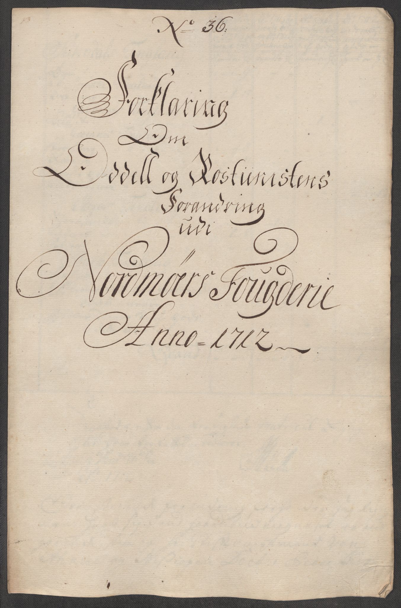 Rentekammeret inntil 1814, Reviderte regnskaper, Fogderegnskap, RA/EA-4092/R56/L3746: Fogderegnskap Nordmøre, 1712, p. 156
