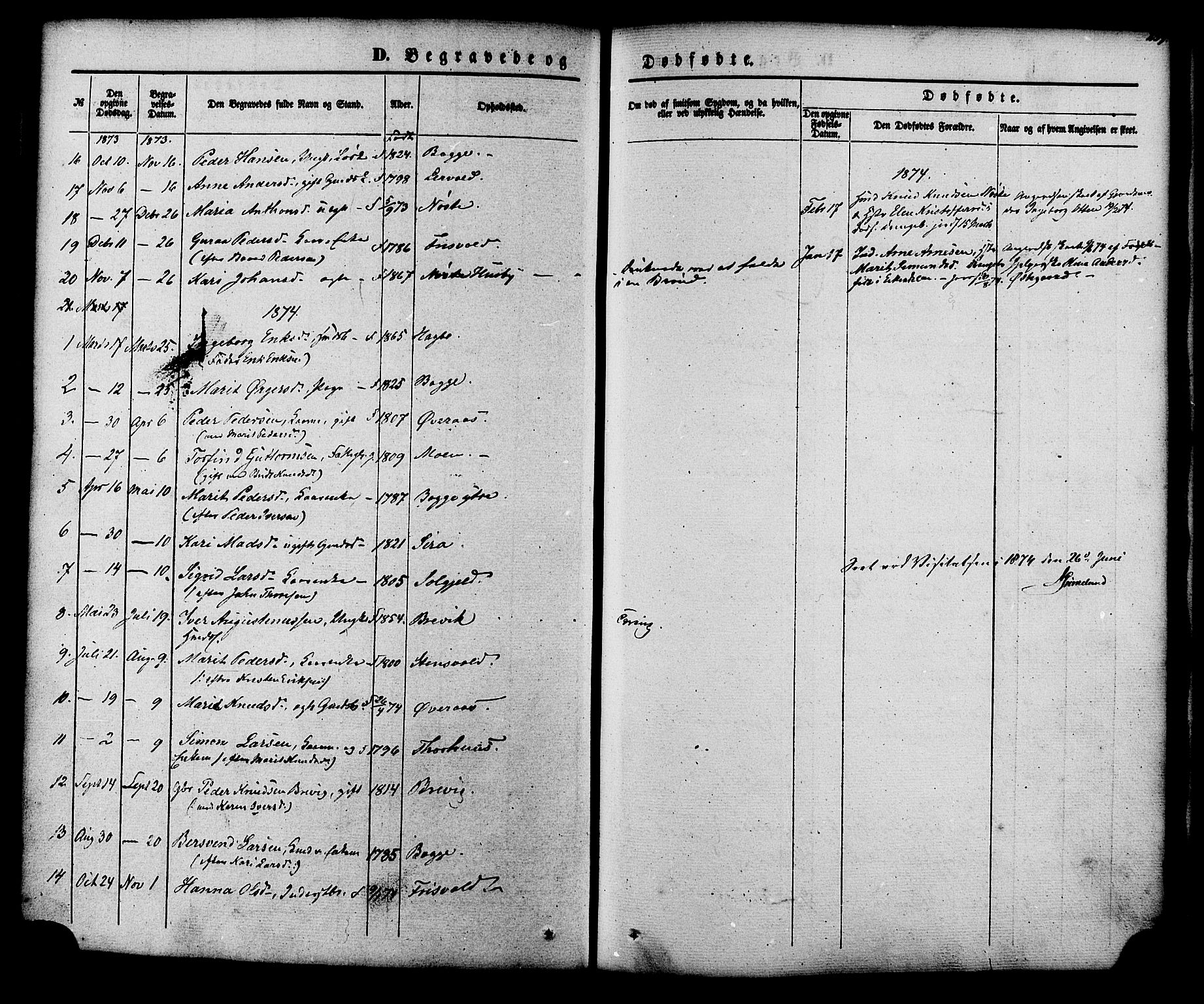 Ministerialprotokoller, klokkerbøker og fødselsregistre - Møre og Romsdal, AV/SAT-A-1454/552/L0637: Parish register (official) no. 552A01, 1845-1879, p. 259