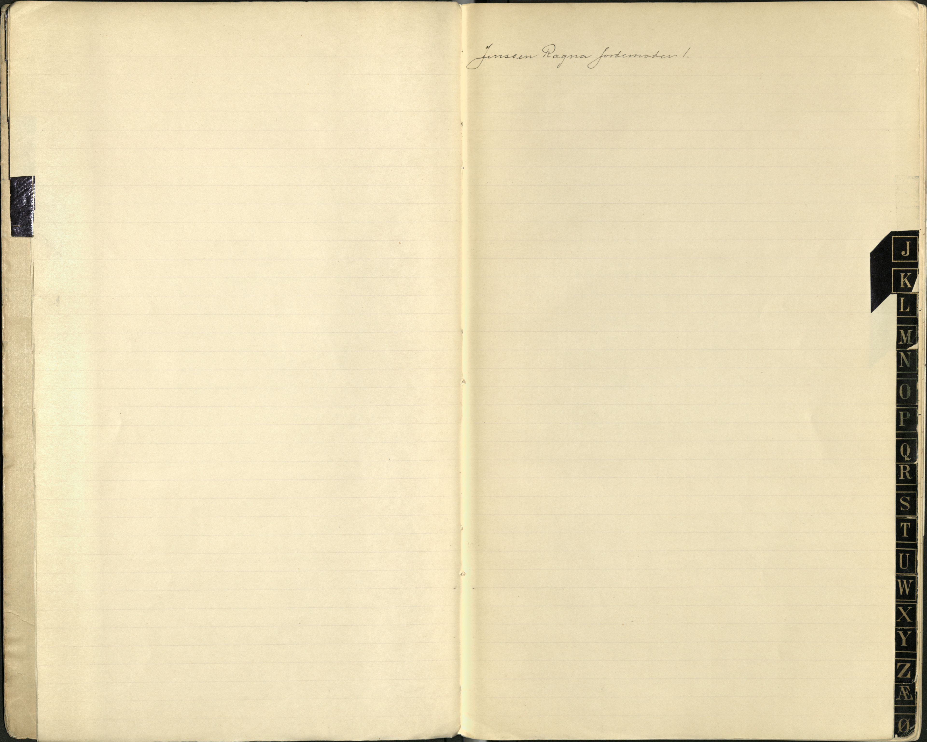 Stjørna kommune, fattigstyre/forsorgstyre, TIKA/A-4483/H/Ha/L0001: Protokoll over inn- og utflyttede til fattigkommunen, 1901-1919