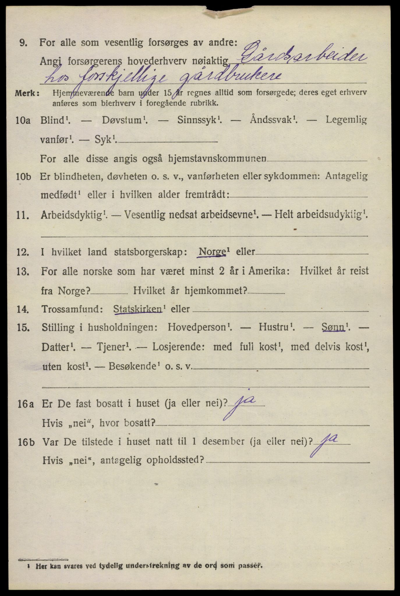 SAKO, 1920 census for Lardal, 1920, p. 2144