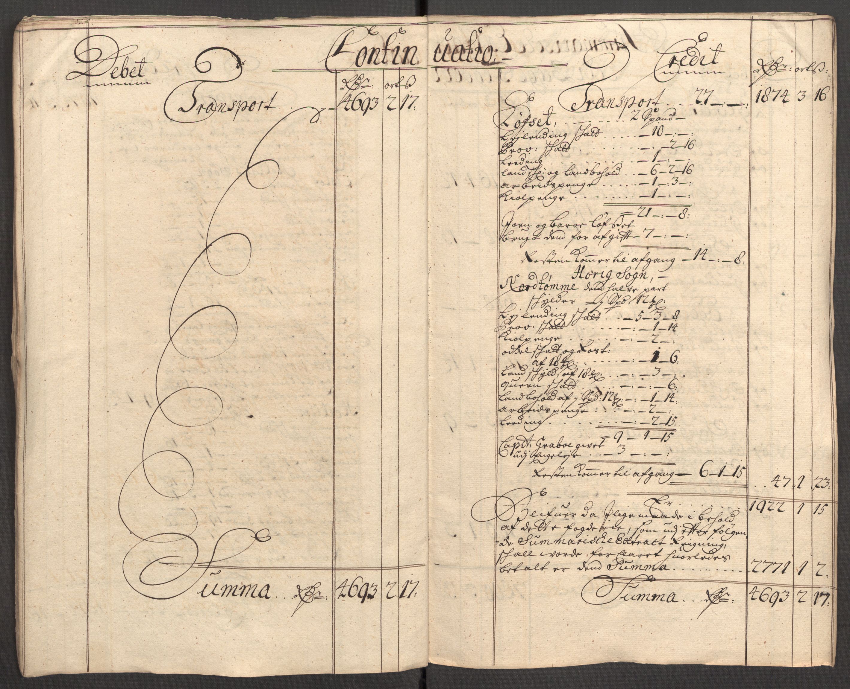 Rentekammeret inntil 1814, Reviderte regnskaper, Fogderegnskap, AV/RA-EA-4092/R60/L3957: Fogderegnskap Orkdal og Gauldal, 1707, p. 14