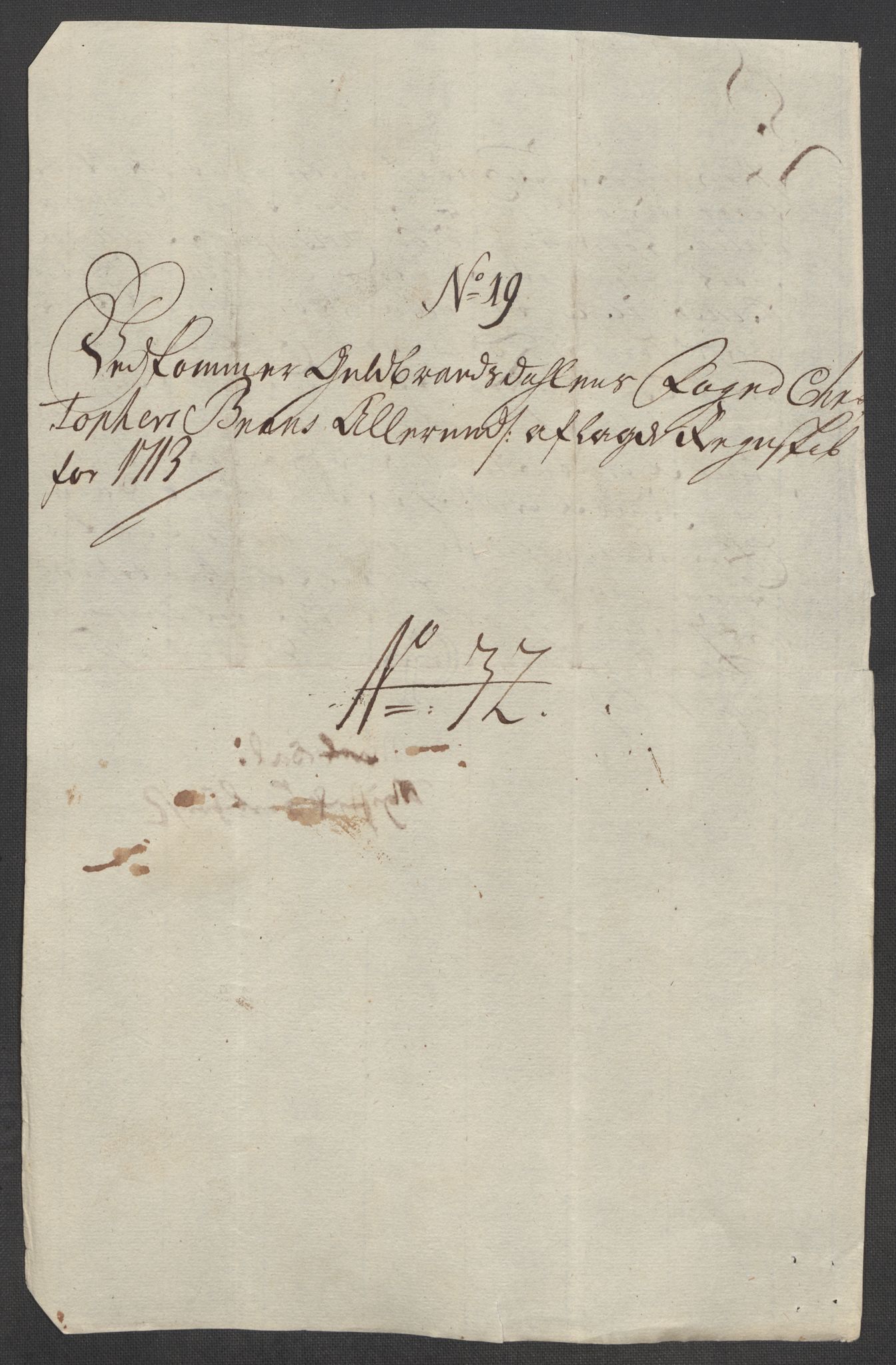 Rentekammeret inntil 1814, Reviderte regnskaper, Fogderegnskap, AV/RA-EA-4092/R17/L1182: Fogderegnskap Gudbrandsdal, 1713, p. 465