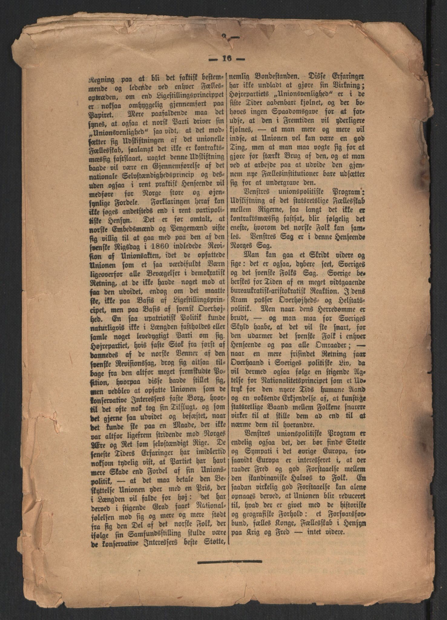 Venstres Hovedorganisasjon, RA/PA-0876/X/L0001: De eldste skrifter, 1860-1936, p. 649