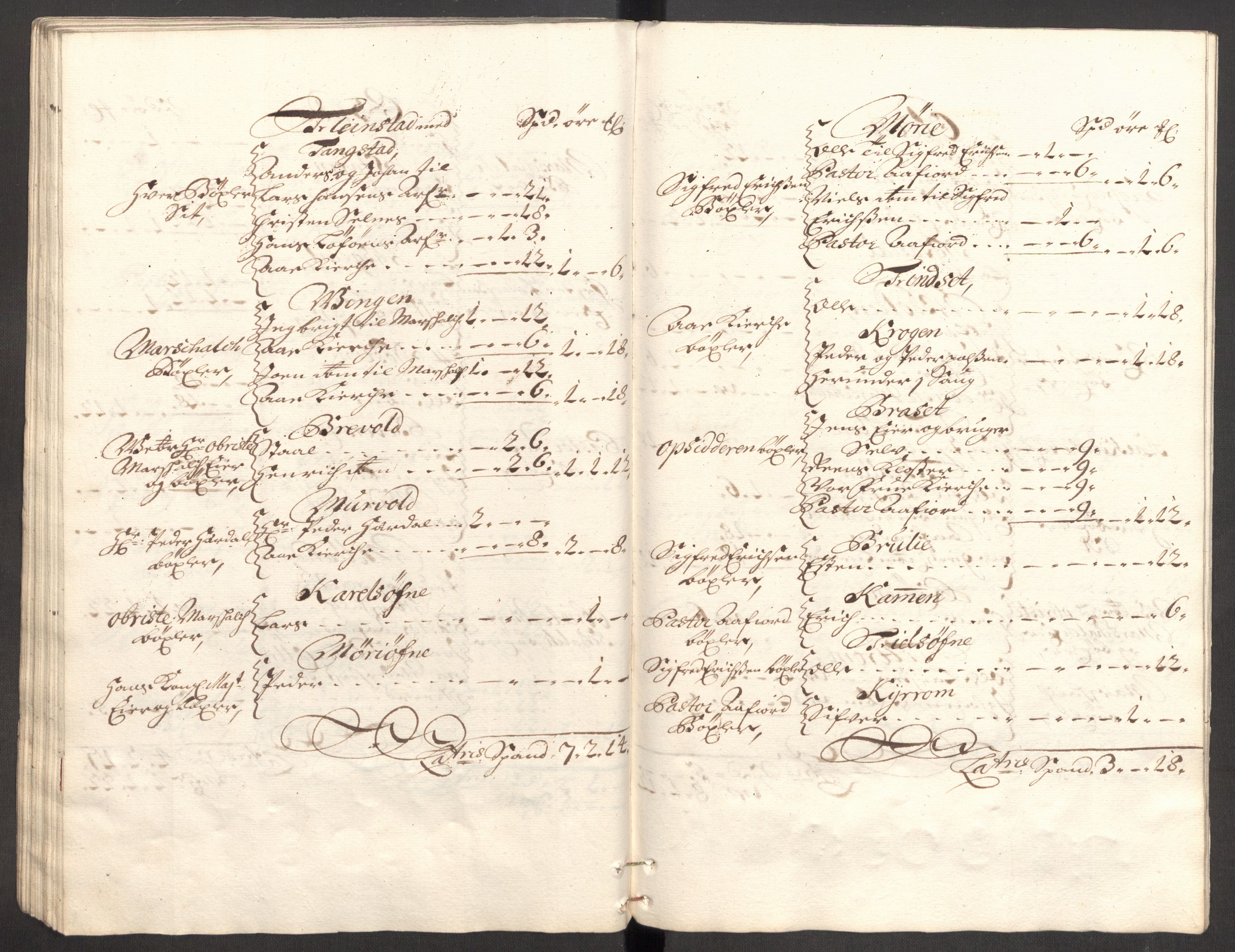 Rentekammeret inntil 1814, Reviderte regnskaper, Fogderegnskap, AV/RA-EA-4092/R57/L3854: Fogderegnskap Fosen, 1700-1701, p. 98