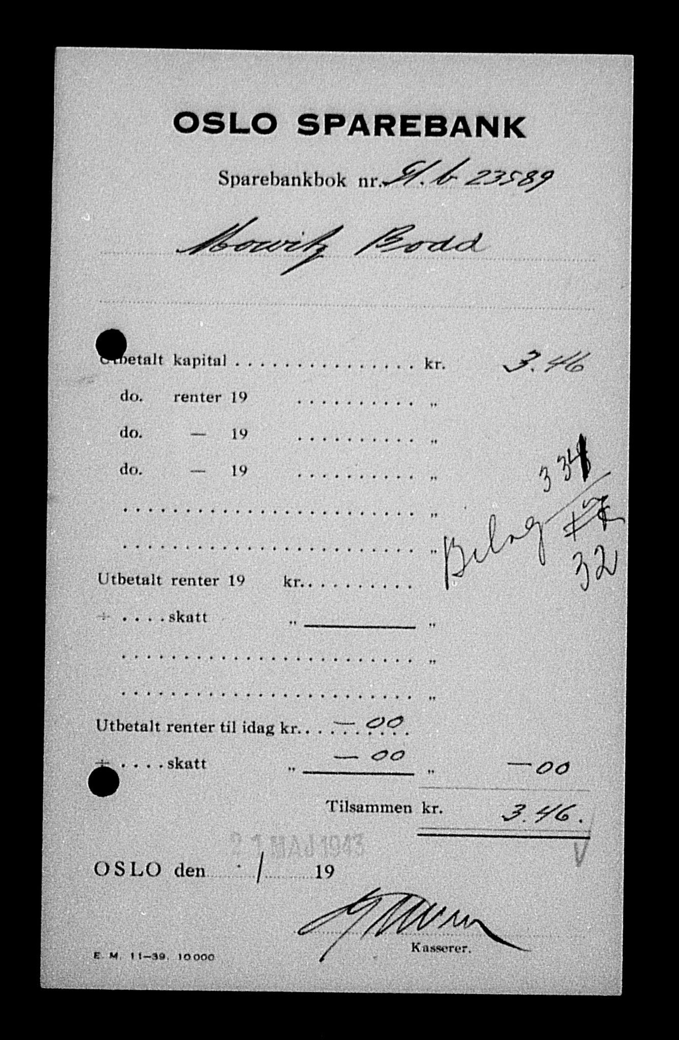 Justisdepartementet, Tilbakeføringskontoret for inndratte formuer, AV/RA-S-1564/H/Hc/Hcc/L0927: --, 1945-1947, p. 94