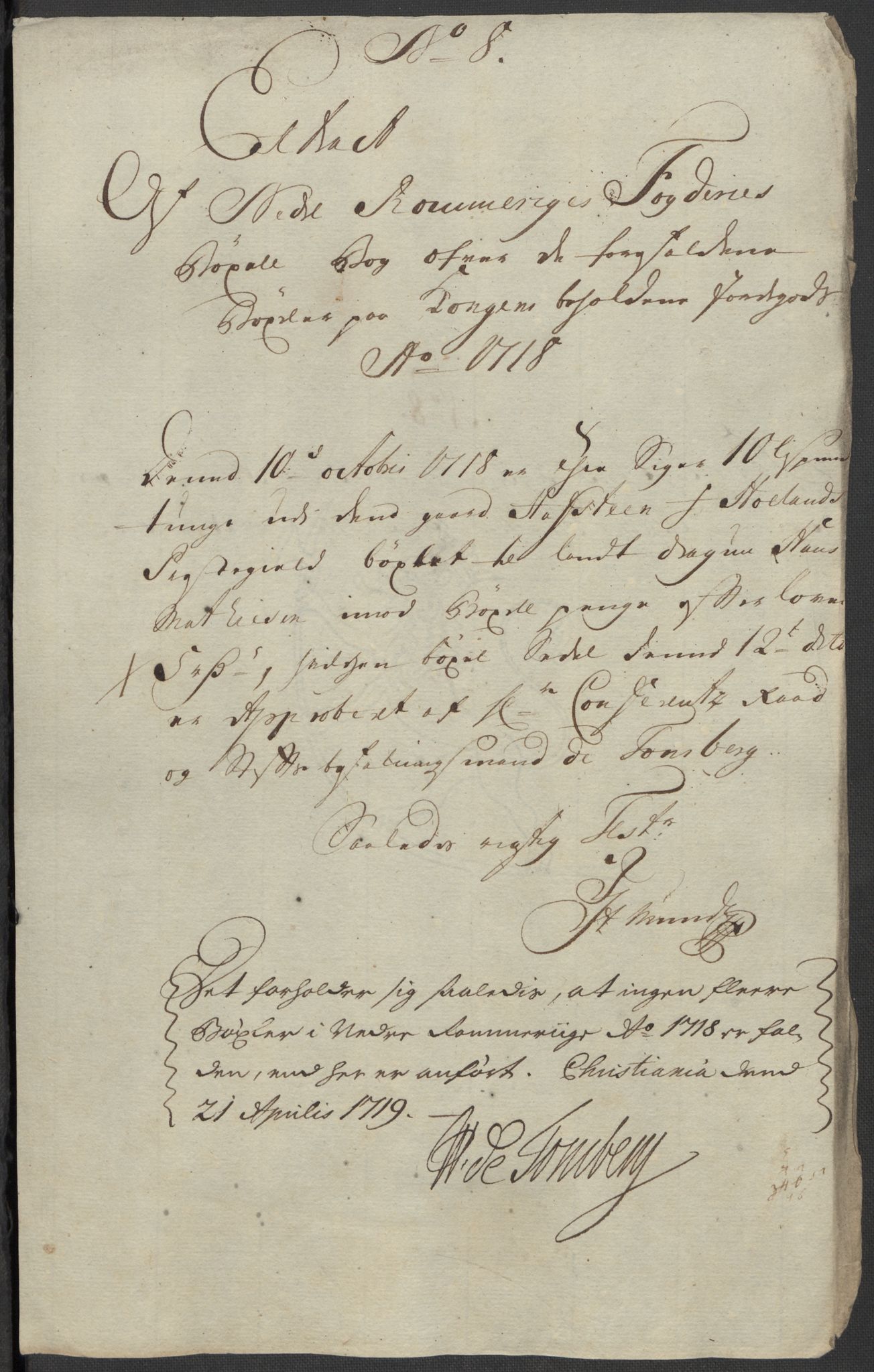 Rentekammeret inntil 1814, Reviderte regnskaper, Fogderegnskap, AV/RA-EA-4092/R11/L0600: Fogderegnskap Nedre Romerike, 1718, p. 176