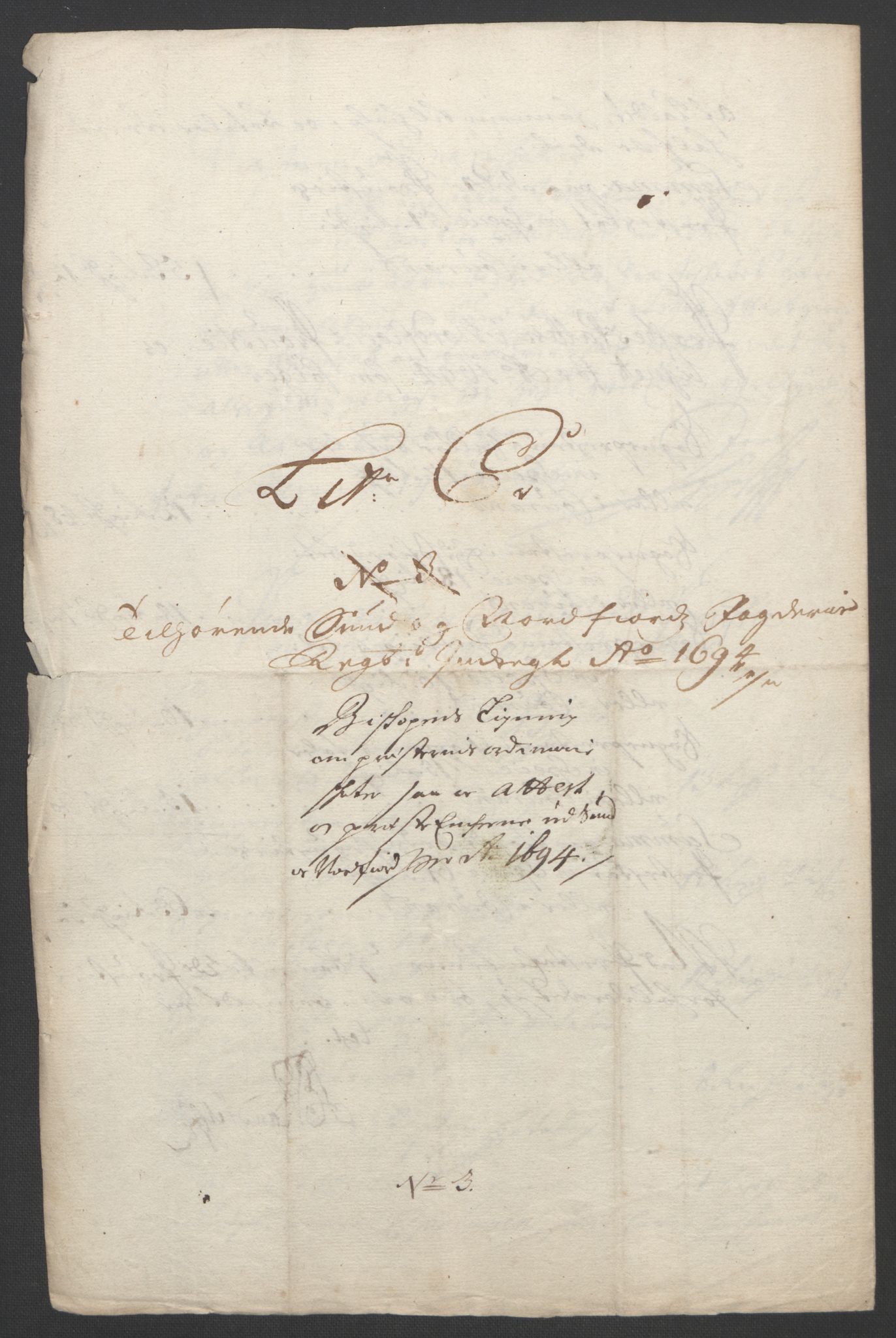 Rentekammeret inntil 1814, Reviderte regnskaper, Fogderegnskap, RA/EA-4092/R53/L3421: Fogderegnskap Sunn- og Nordfjord, 1693-1694, p. 315