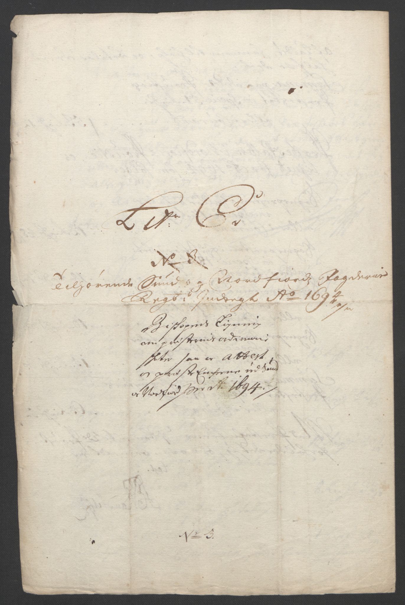 Rentekammeret inntil 1814, Reviderte regnskaper, Fogderegnskap, AV/RA-EA-4092/R53/L3421: Fogderegnskap Sunn- og Nordfjord, 1693-1694, p. 315