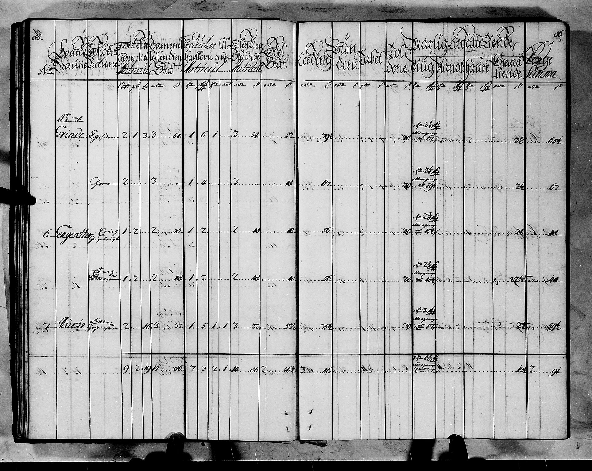 Rentekammeret inntil 1814, Realistisk ordnet avdeling, AV/RA-EA-4070/N/Nb/Nbf/L0145: Ytre Sogn matrikkelprotokoll, 1723, p. 45