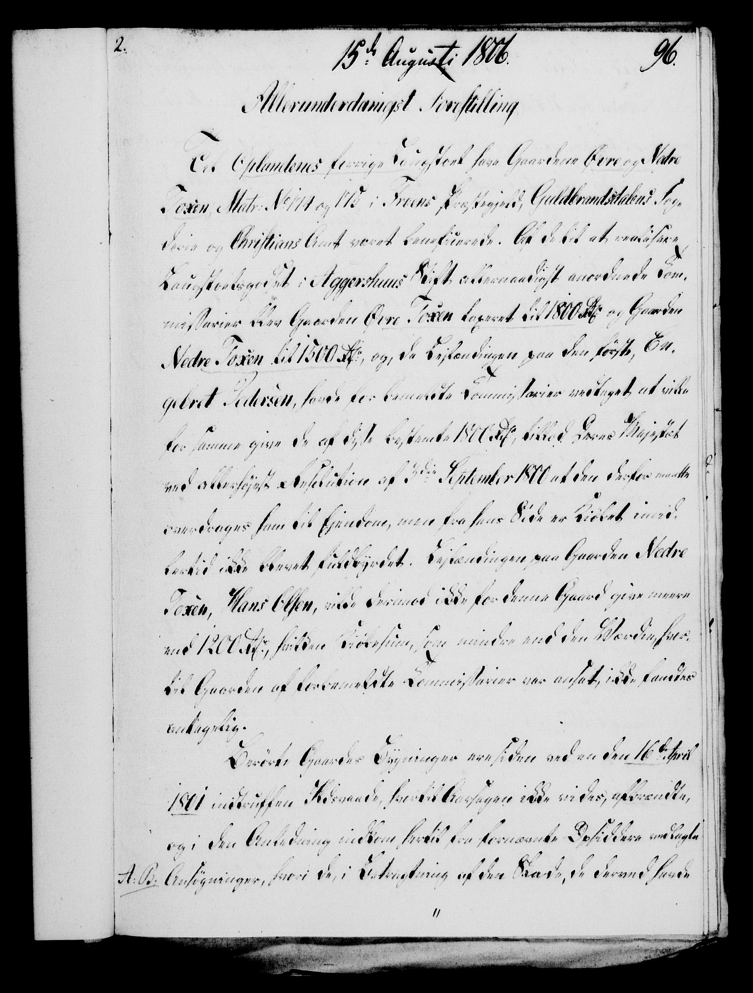 Rentekammeret, Kammerkanselliet, RA/EA-3111/G/Gf/Gfa/L0088: Norsk relasjons- og resolusjonsprotokoll (merket RK 52.88), 1806, p. 586