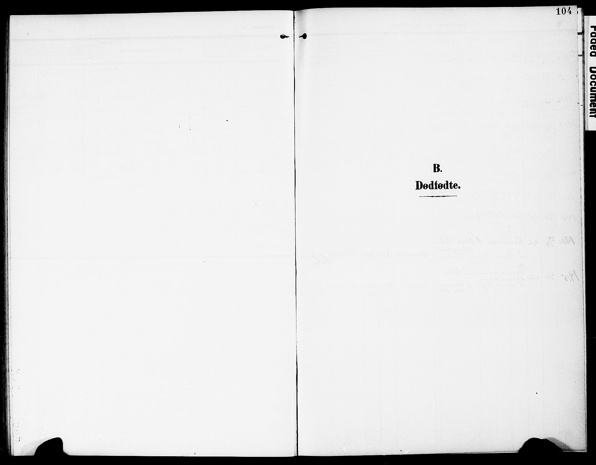 Flekkefjord sokneprestkontor, SAK/1111-0012/F/Fb/Fbc/L0008: Parish register (copy) no. B 8, 1903-1931, p. 104