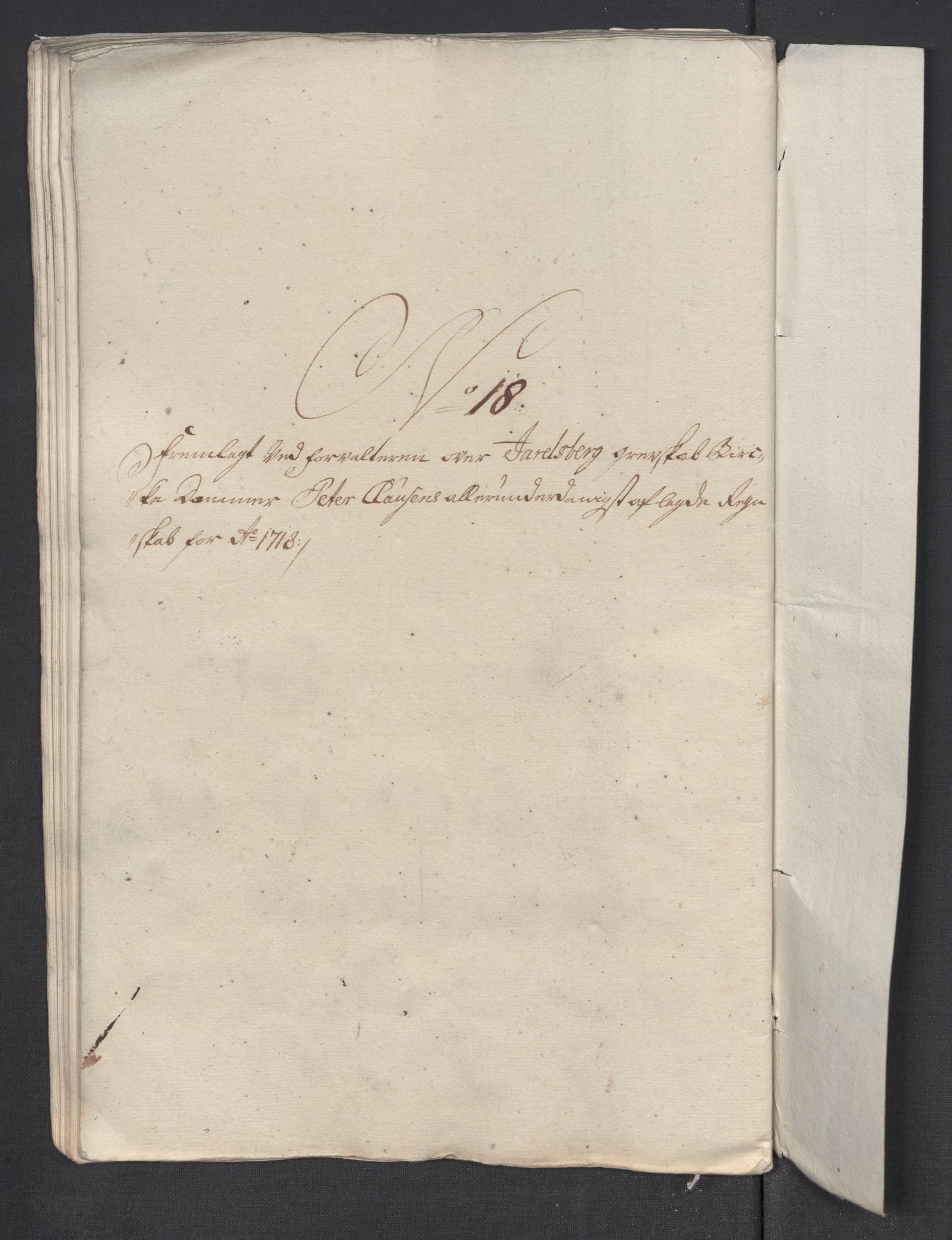 Rentekammeret inntil 1814, Reviderte regnskaper, Fogderegnskap, AV/RA-EA-4092/R32/L1882: Fogderegnskap Jarlsberg grevskap, 1718, p. 470