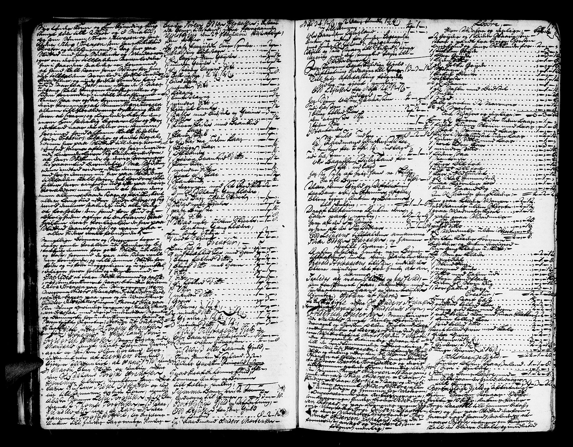 Mandal sorenskriveri, AV/SAK-1221-0005/001/H/Hc/L0013: Skifteprotokoll nr 6a, 1717-1729, p. 16b-17a