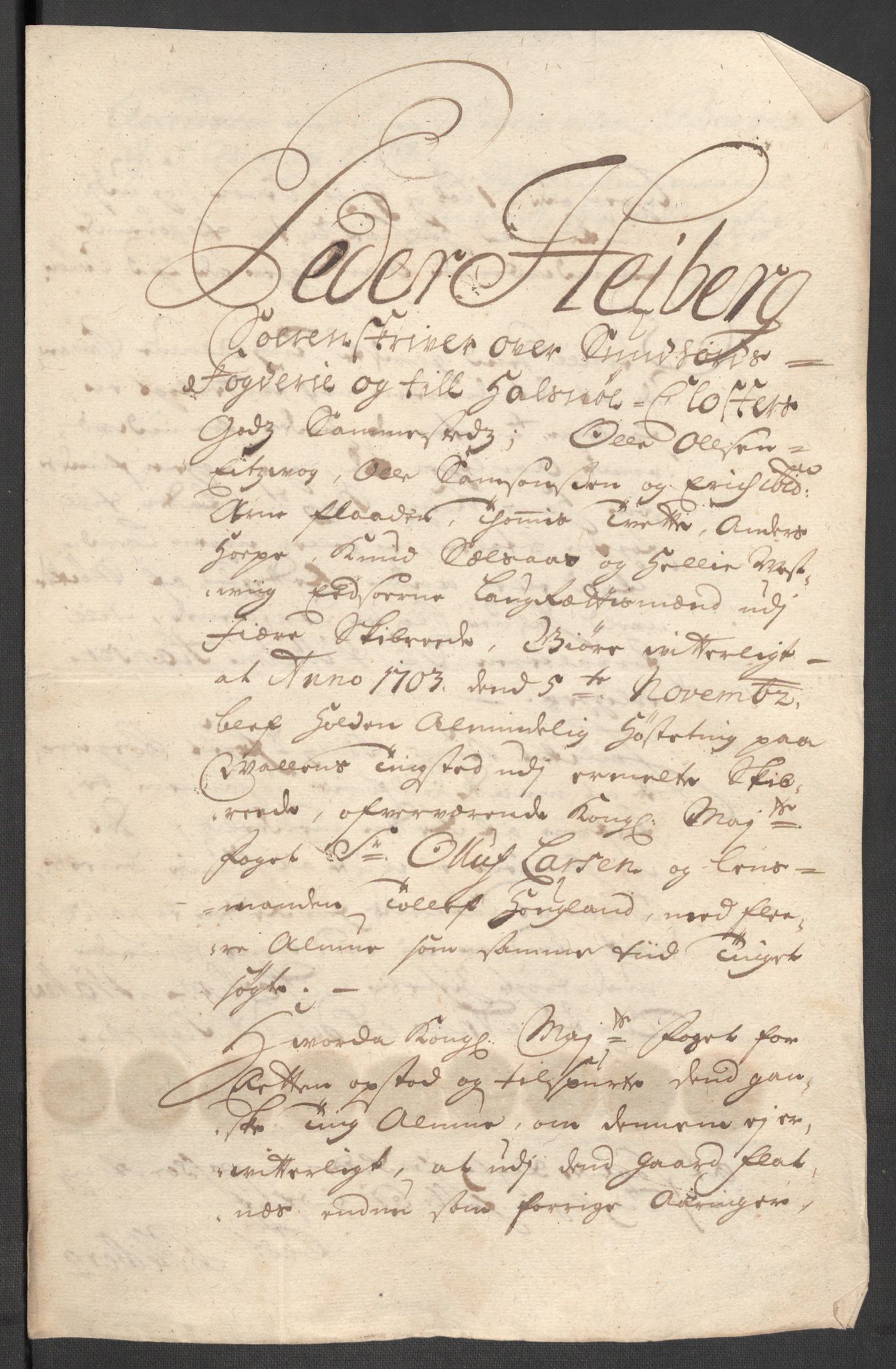 Rentekammeret inntil 1814, Reviderte regnskaper, Fogderegnskap, AV/RA-EA-4092/R48/L2981: Fogderegnskap Sunnhordland og Hardanger, 1703, p. 234