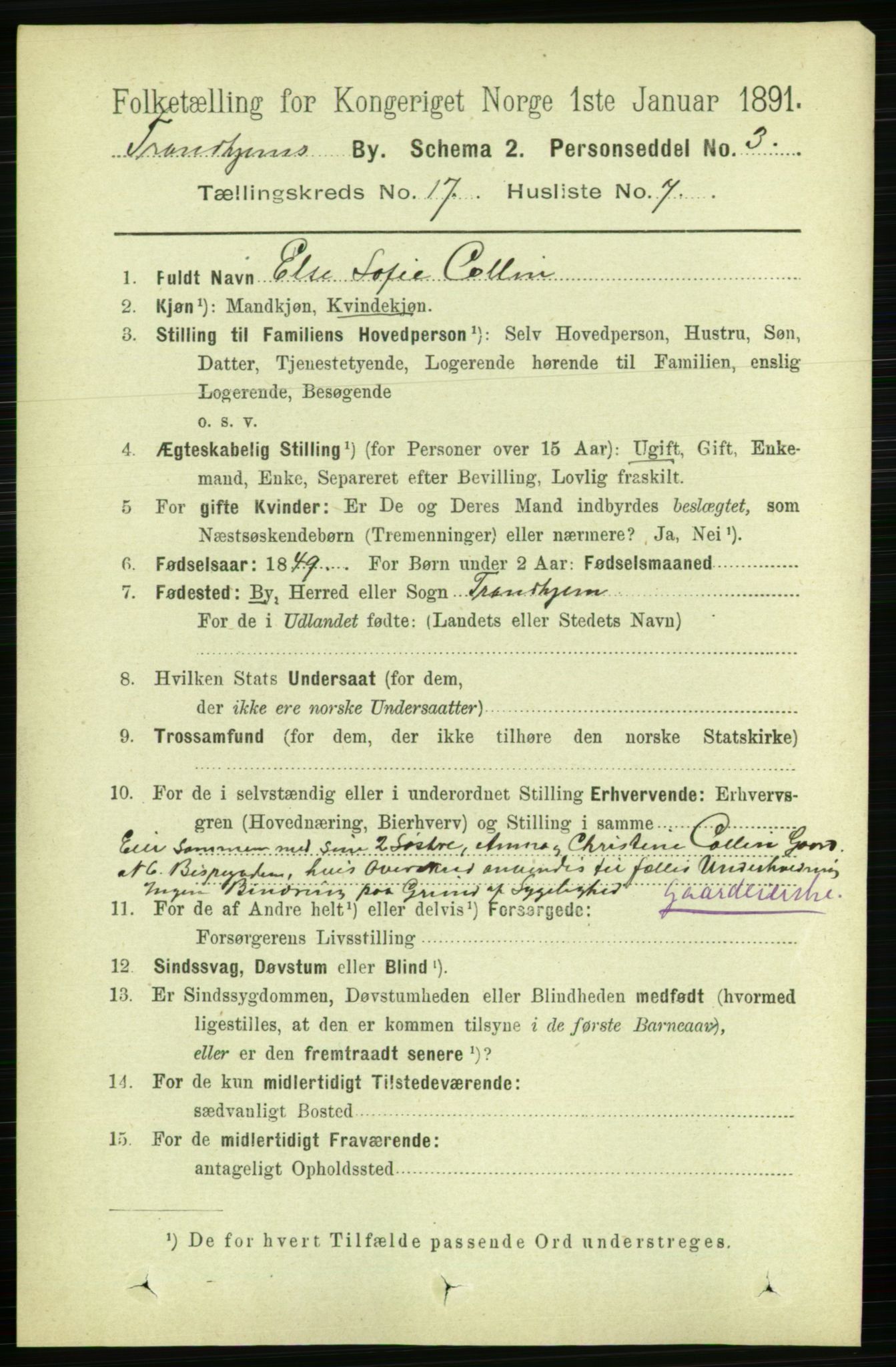 RA, 1891 census for 1601 Trondheim, 1891, p. 13272