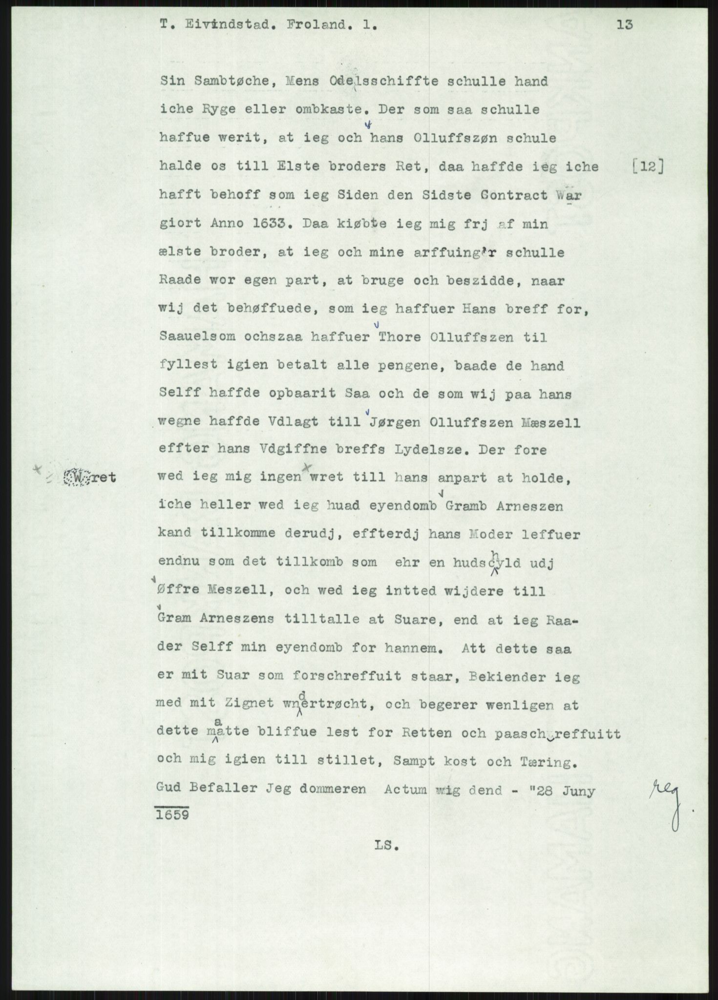 Samlinger til kildeutgivelse, Diplomavskriftsamlingen, AV/RA-EA-4053/H/Ha, p. 1725