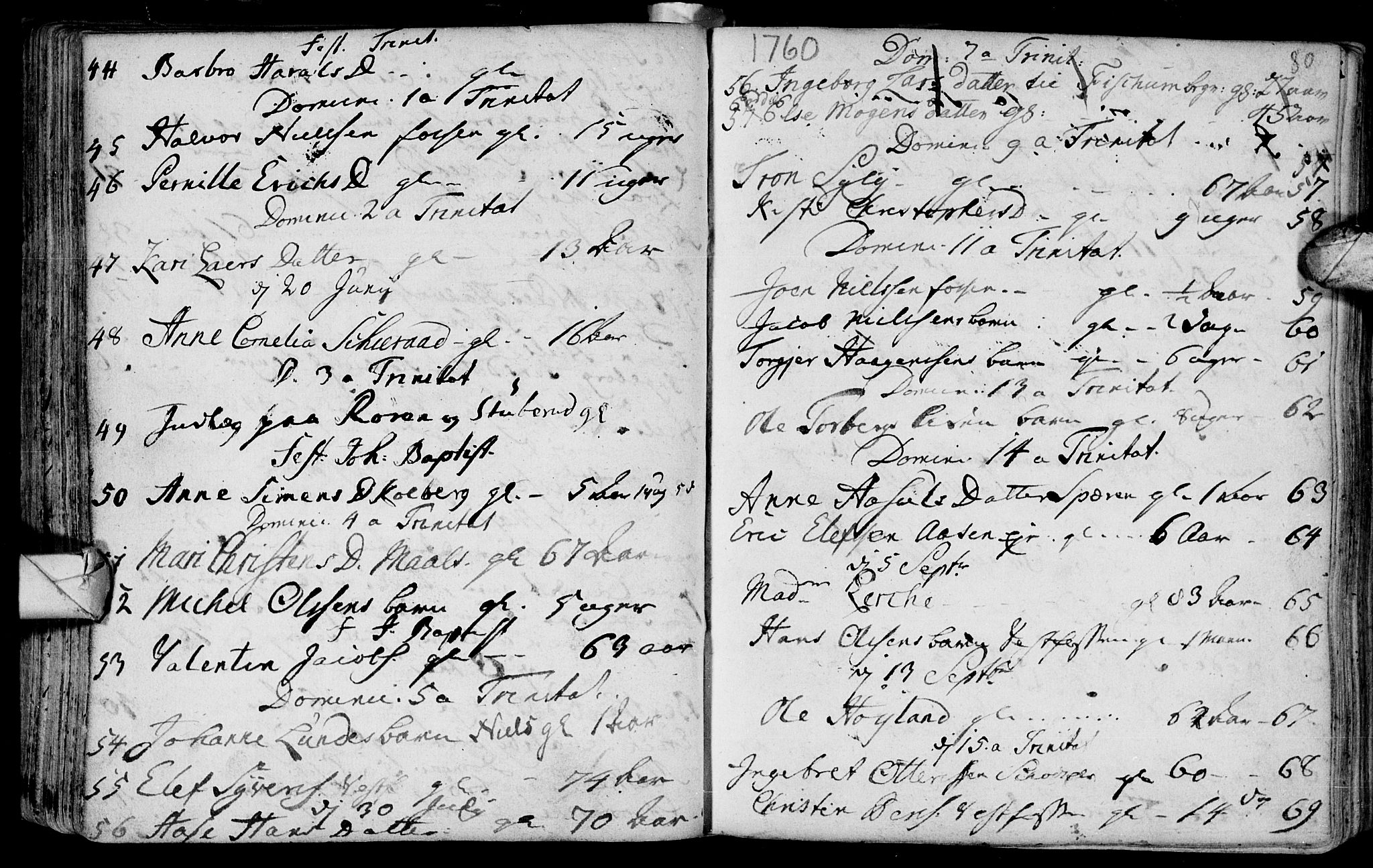 Eiker kirkebøker, SAKO/A-4/F/Fa/L0007: Parish register (official) no. I 7 /1, 1733-1808, p. 80