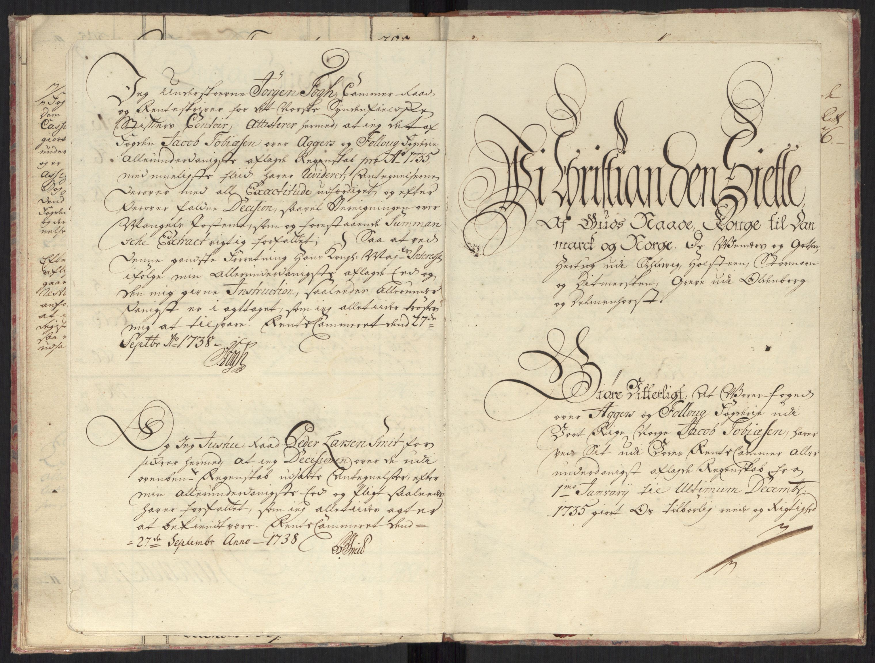 Rentekammeret inntil 1814, Reviderte regnskaper, Fogderegnskap, RA/EA-4092/R10/L0474: Fogderegnskap Aker og Follo, 1735, p. 30