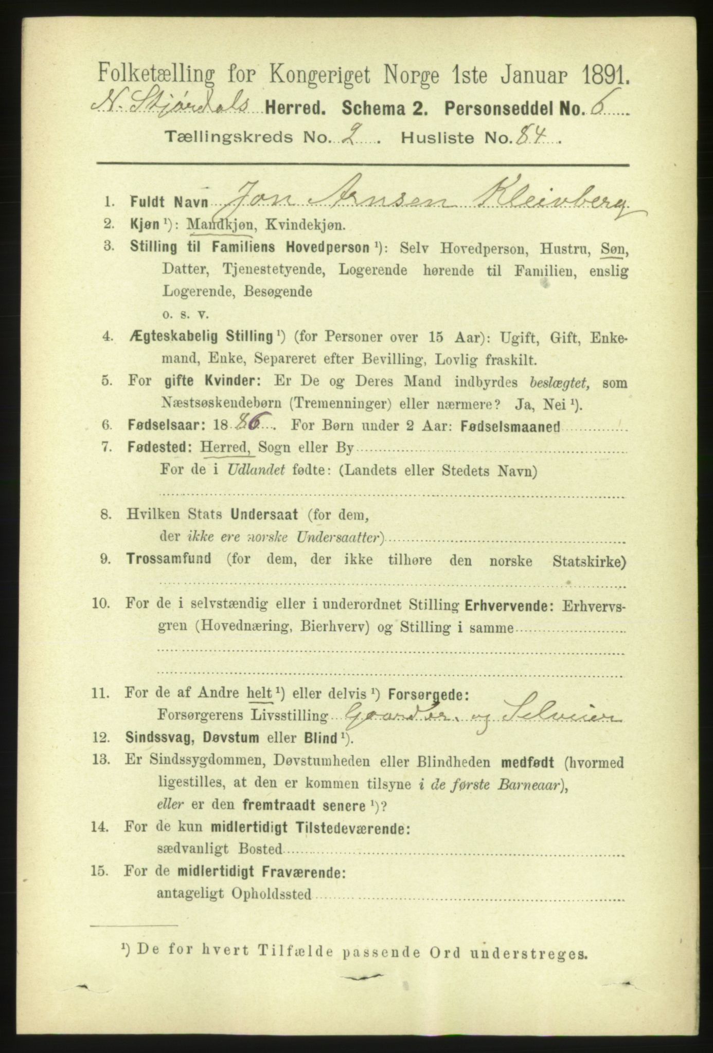 RA, 1891 census for 1714 Nedre Stjørdal, 1891, p. 944