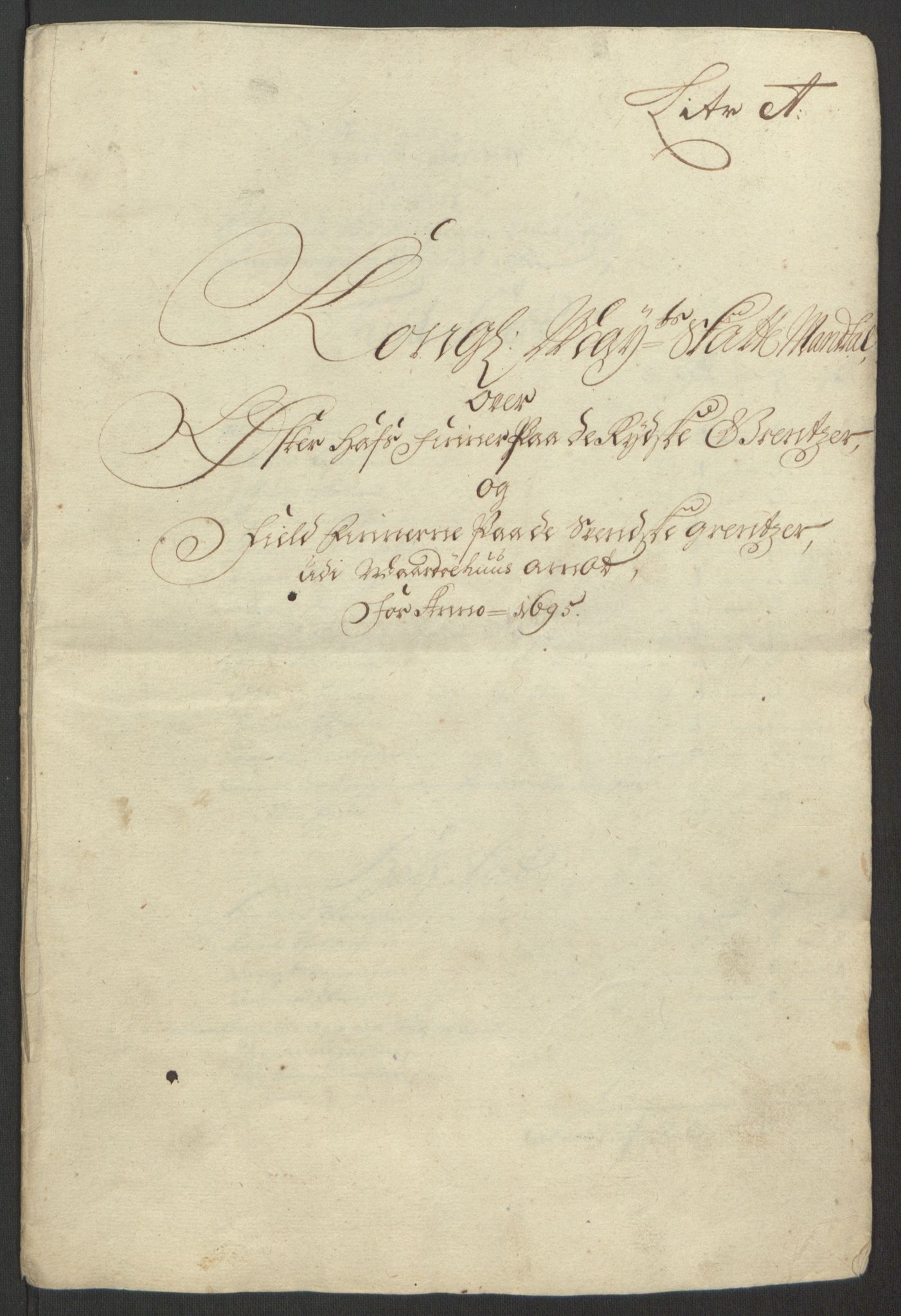 Rentekammeret inntil 1814, Reviderte regnskaper, Fogderegnskap, RA/EA-4092/R69/L4851: Fogderegnskap Finnmark/Vardøhus, 1691-1700, p. 232