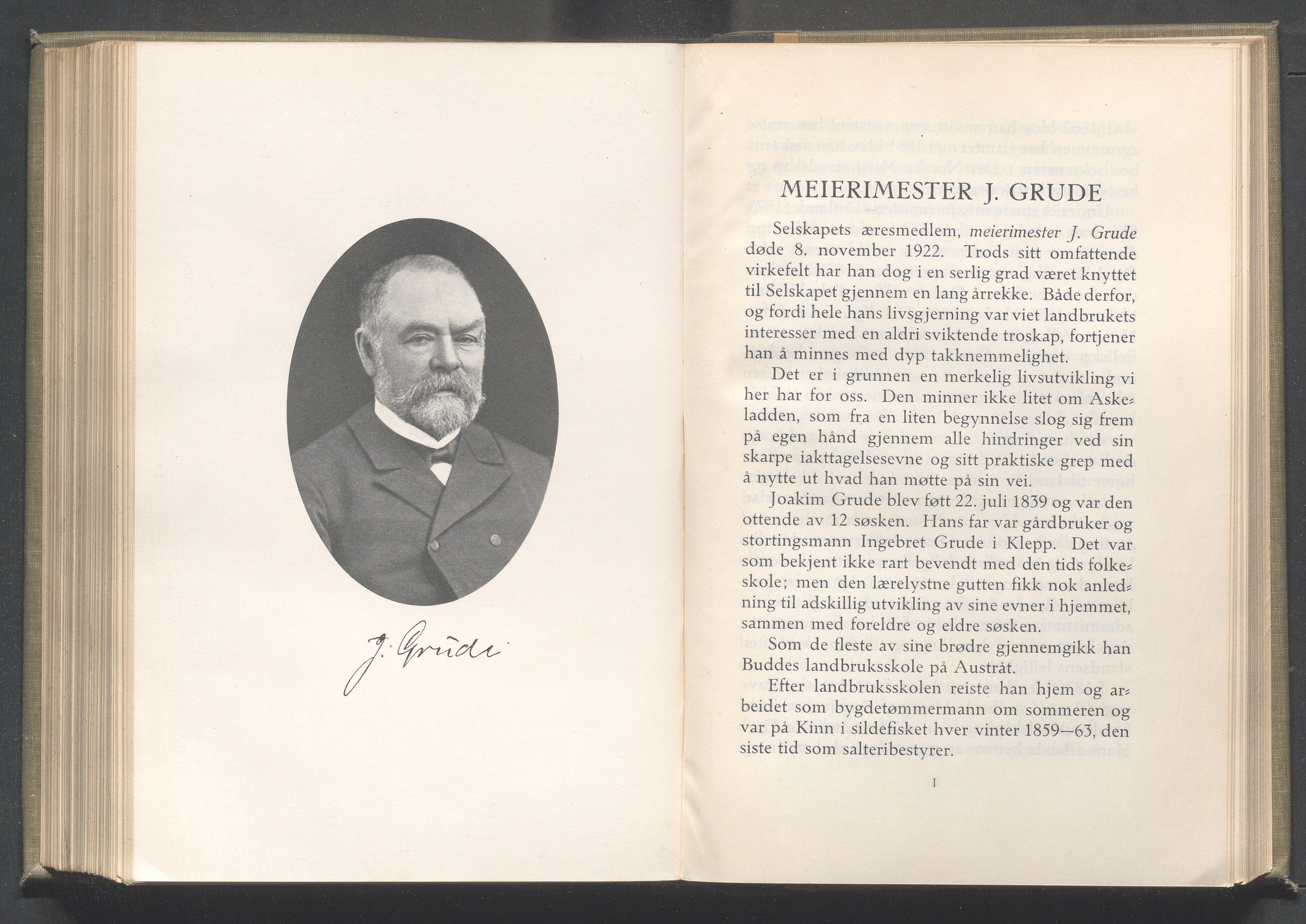 Rogaland fylkeskommune - Fylkesrådmannen , IKAR/A-900/A/Aa/Aaa/L0042: Møtebok , 1923, p. I