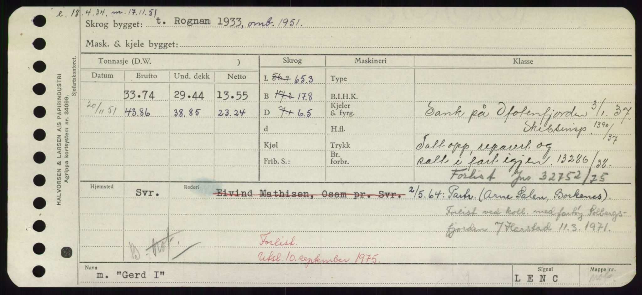 Sjøfartsdirektoratet med forløpere, Skipsmålingen, RA/S-1627/H/Hd/L0012: Fartøy, G-Glø, p. 227