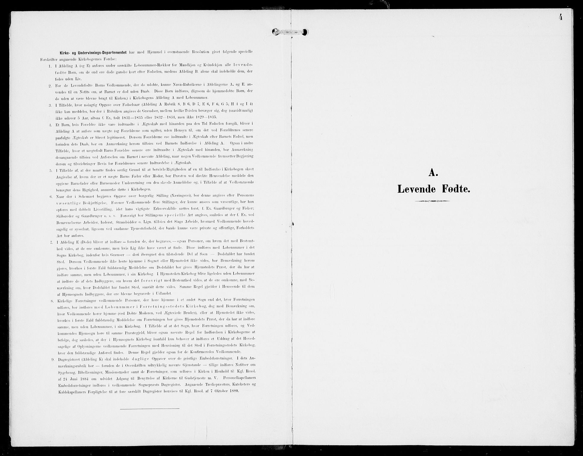 Hosanger sokneprestembete, SAB/A-75801/H/Haa: Parish register (official) no. D  1, 1896-1922, p. 4
