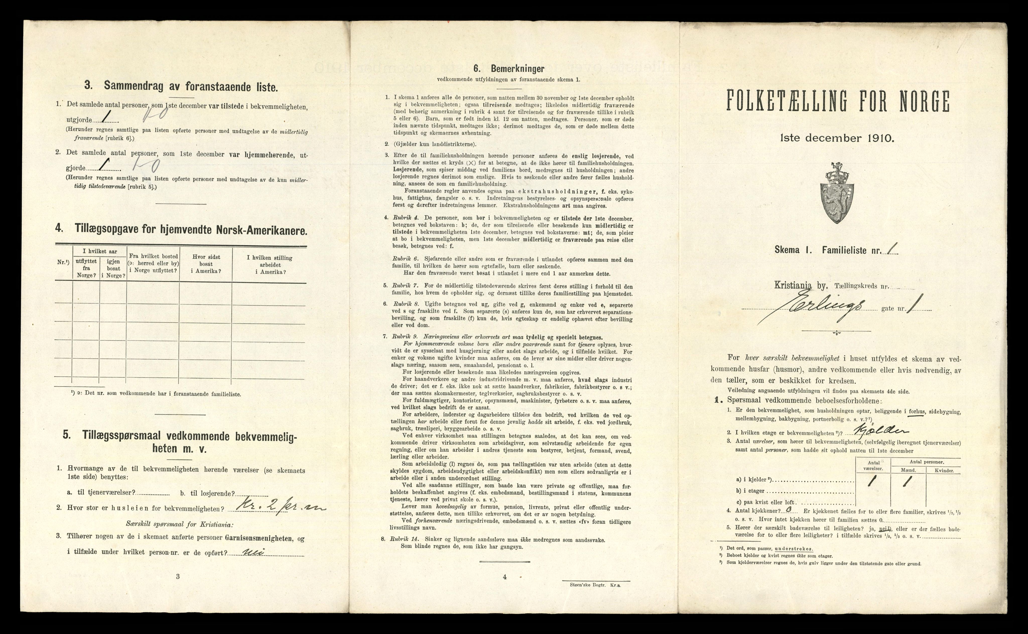 RA, 1910 census for Kristiania, 1910, p. 22035