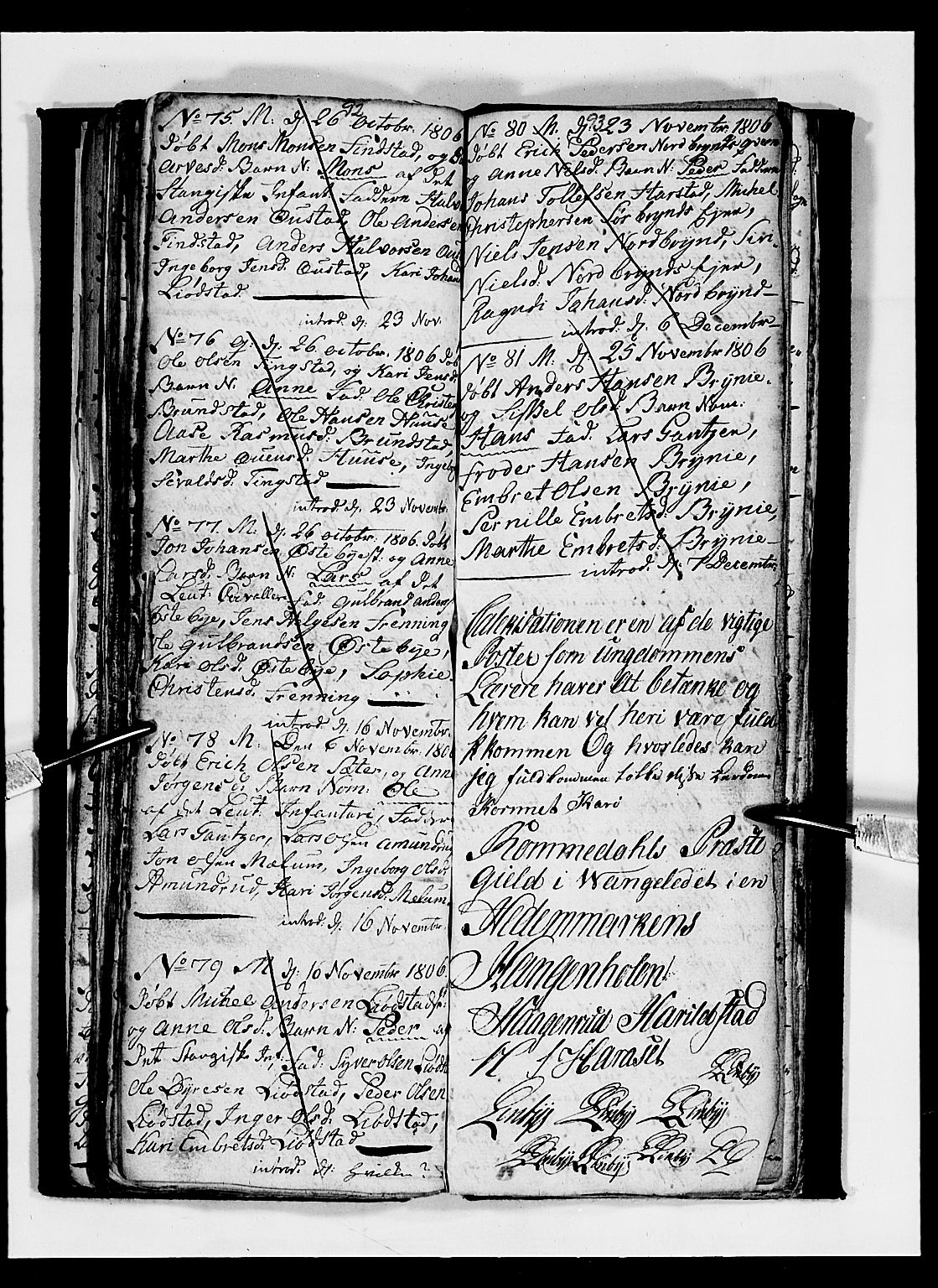 Romedal prestekontor, SAH/PREST-004/L/L0003: Parish register (copy) no. 3, 1801-1806, p. 92-93