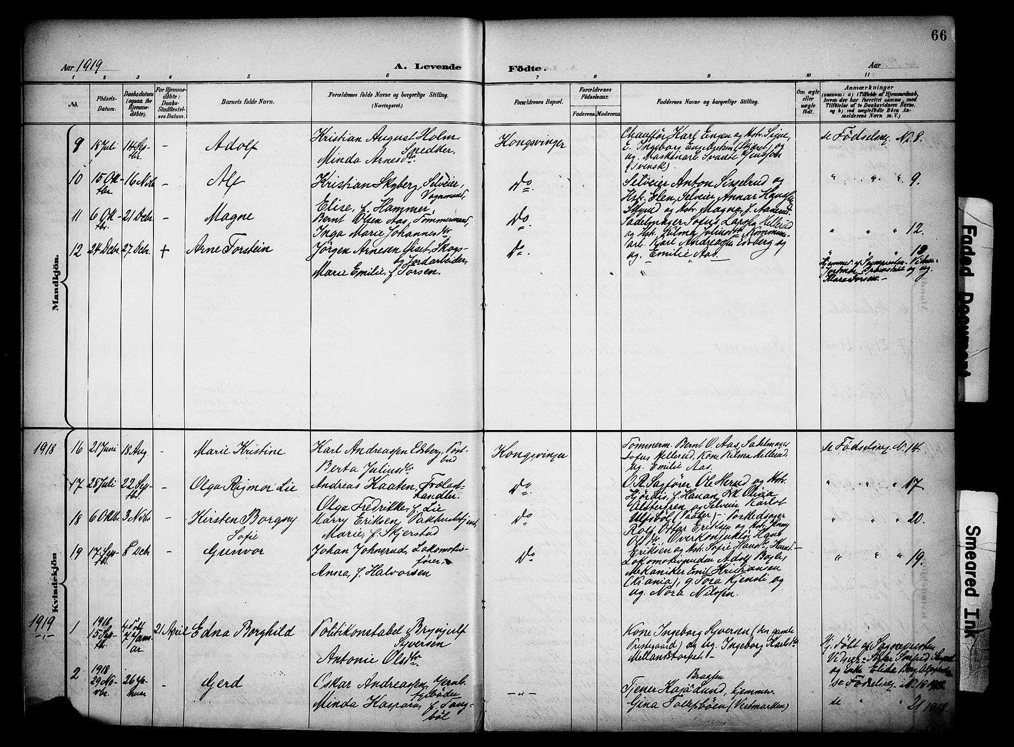 Vinger prestekontor, SAH/PREST-024/H/Ha/Haa/L0016: Parish register (official) no. 16, 1898-1920, p. 66
