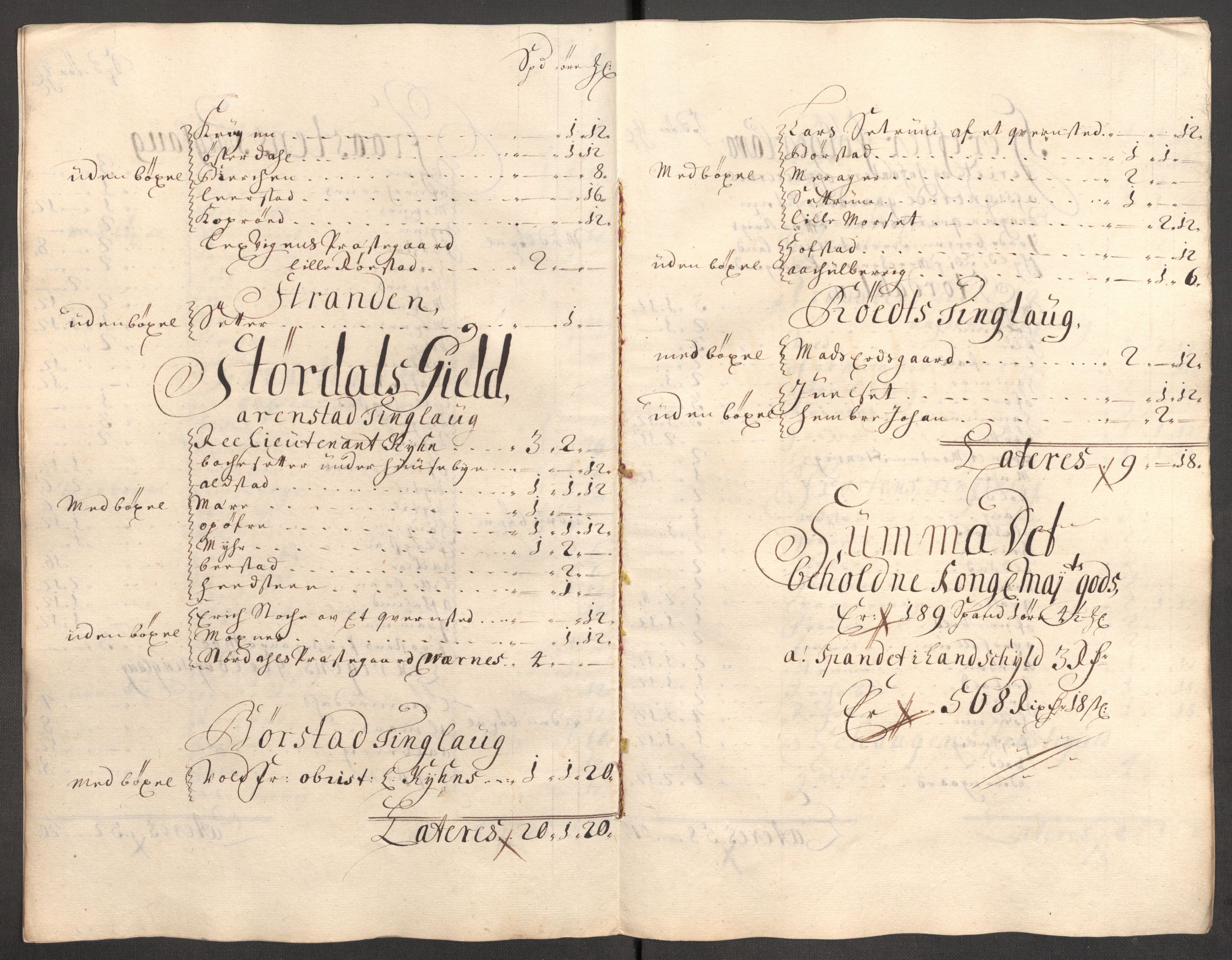 Rentekammeret inntil 1814, Reviderte regnskaper, Fogderegnskap, RA/EA-4092/R62/L4195: Fogderegnskap Stjørdal og Verdal, 1704, p. 110