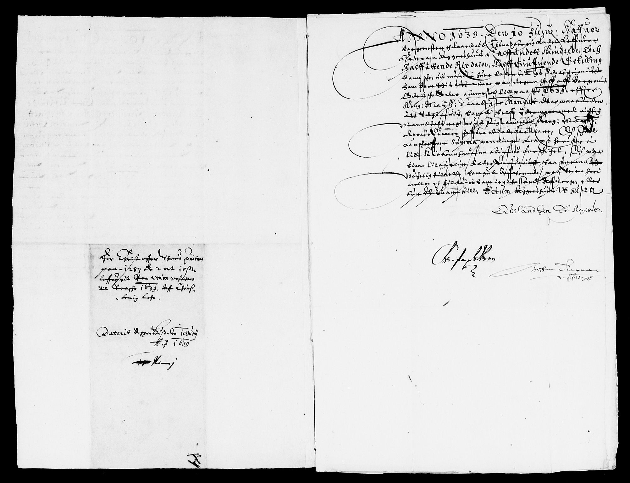 Rentekammeret inntil 1814, Reviderte regnskaper, Lensregnskaper, AV/RA-EA-5023/R/Rb/Rbo/L0019: Tønsberg len, 1638-1640