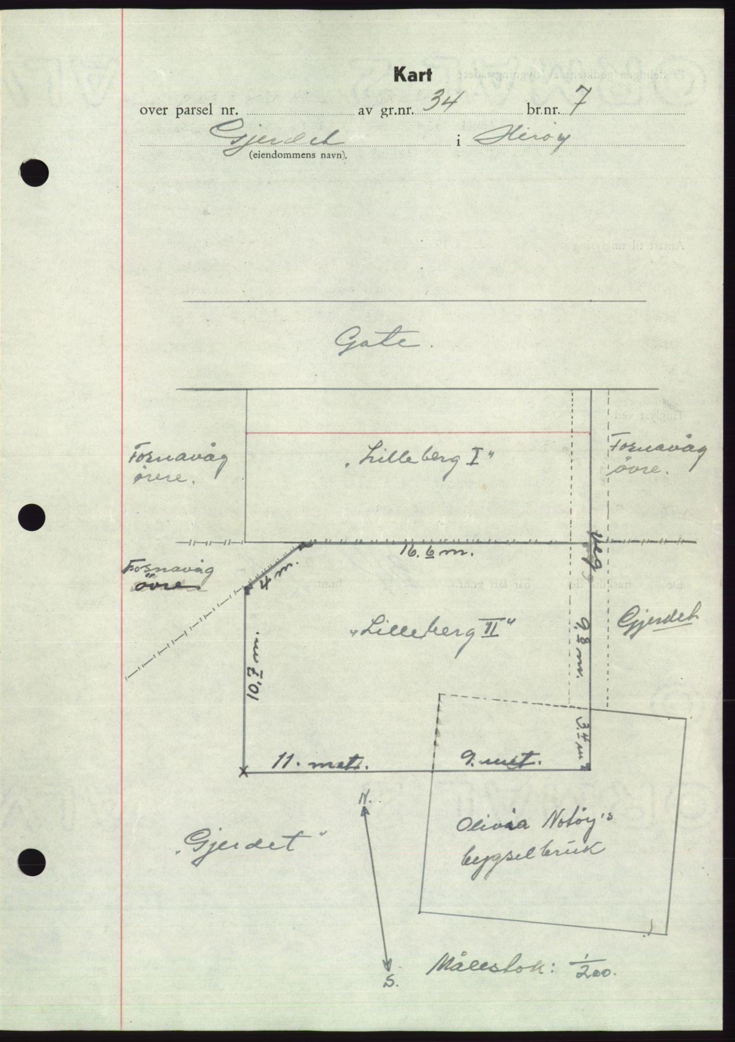 Søre Sunnmøre sorenskriveri, SAT/A-4122/1/2/2C/L0087: Mortgage book no. 13A, 1950-1950, Diary no: : 1679/1950