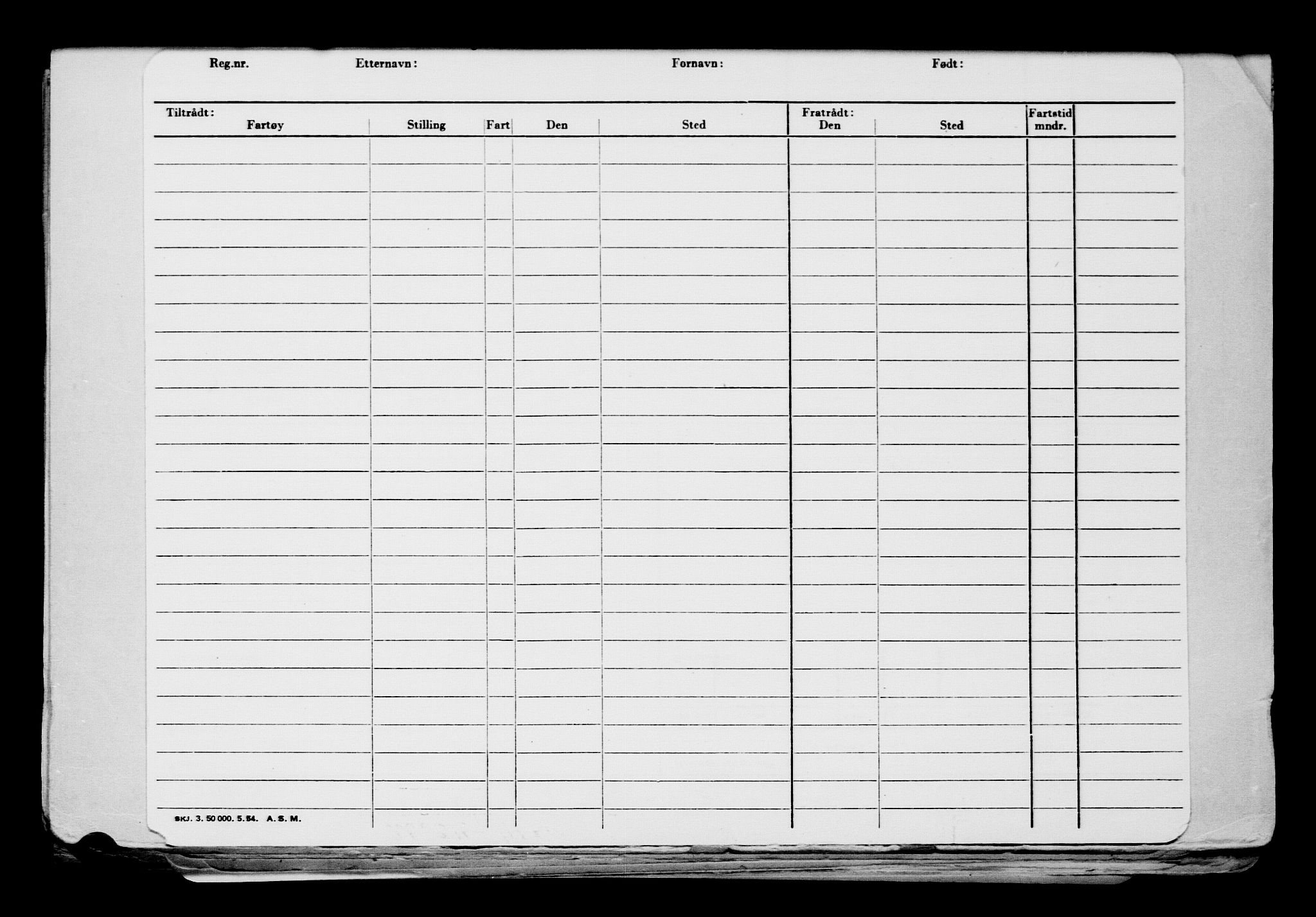 Direktoratet for sjømenn, AV/RA-S-3545/G/Gb/L0137: Hovedkort, 1916, p. 694