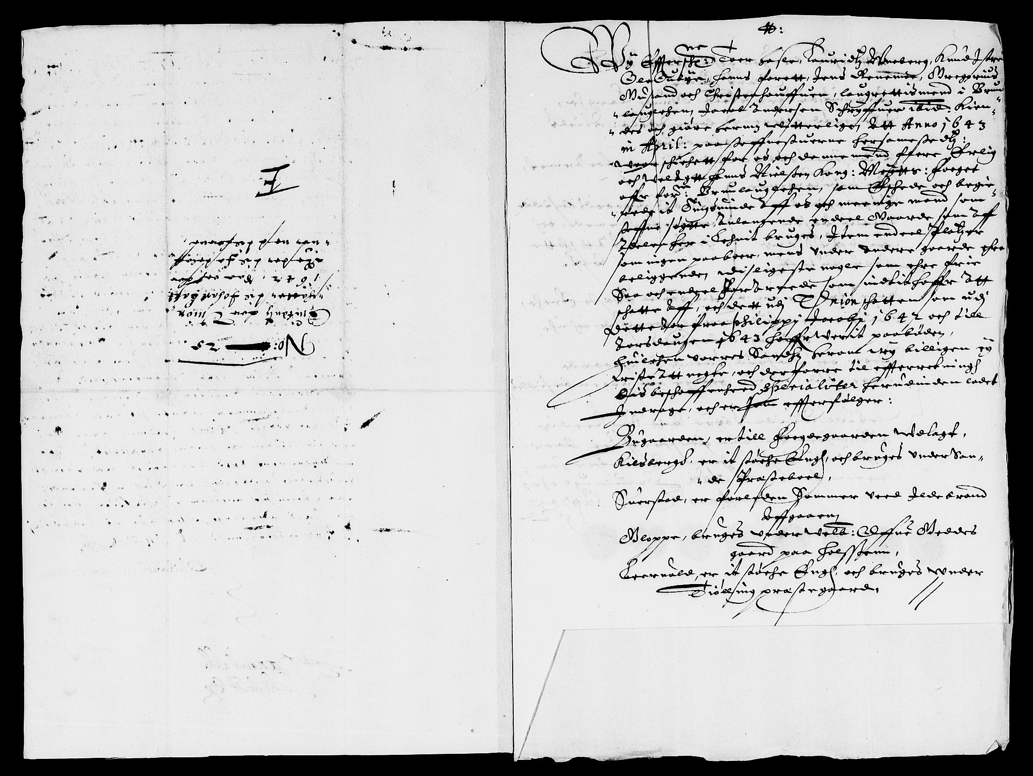 Rentekammeret inntil 1814, Reviderte regnskaper, Lensregnskaper, AV/RA-EA-5023/R/Rb/Rbl/L0008: Brunla len, 1641-1644