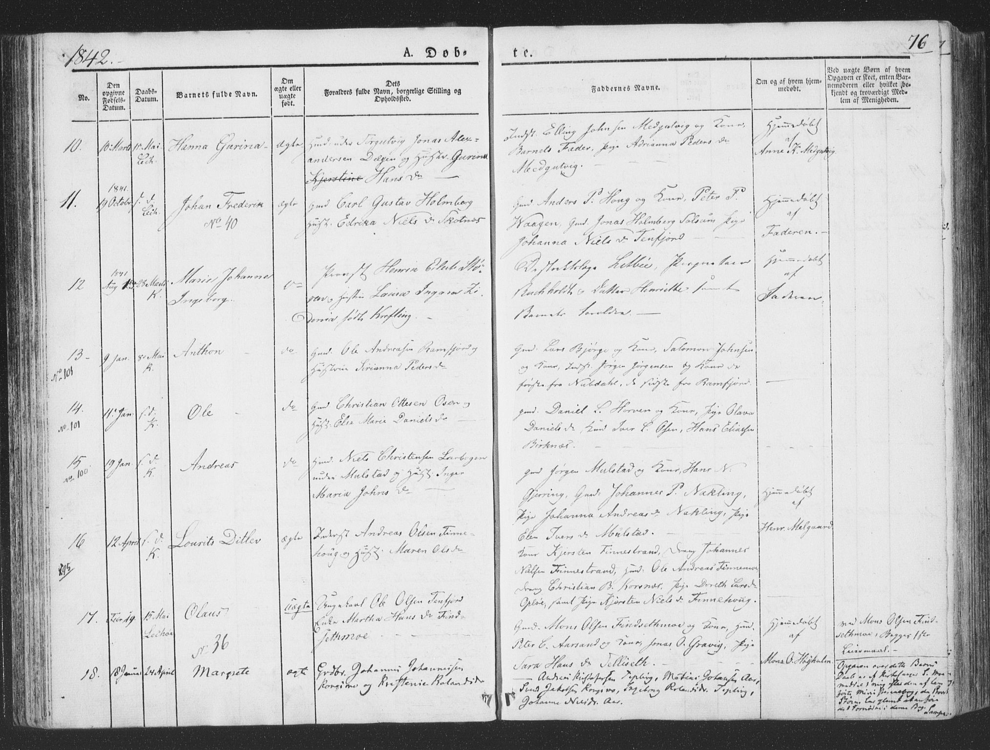 Ministerialprotokoller, klokkerbøker og fødselsregistre - Nord-Trøndelag, SAT/A-1458/780/L0639: Parish register (official) no. 780A04, 1830-1844, p. 76