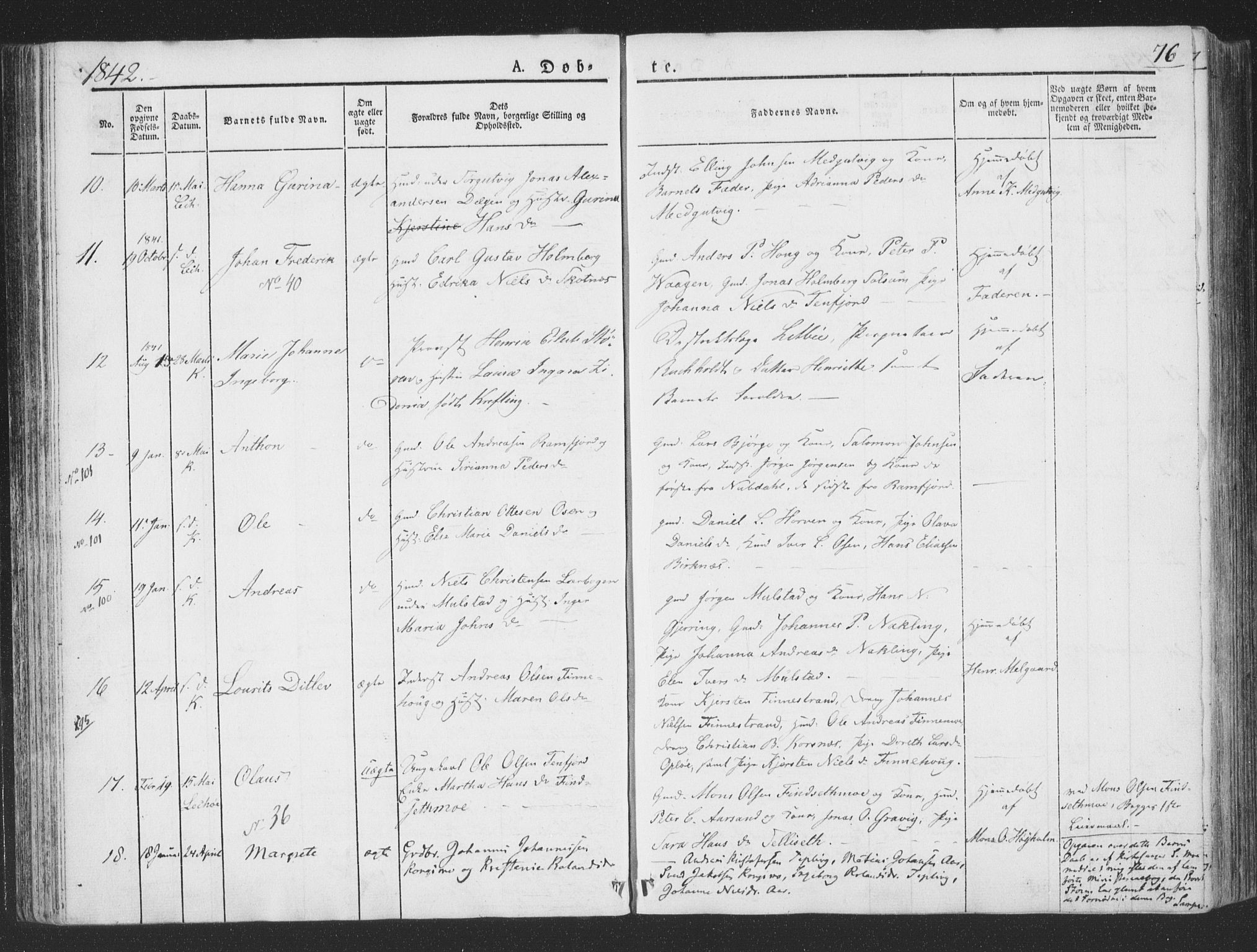 Ministerialprotokoller, klokkerbøker og fødselsregistre - Nord-Trøndelag, AV/SAT-A-1458/780/L0639: Parish register (official) no. 780A04, 1830-1844, p. 76