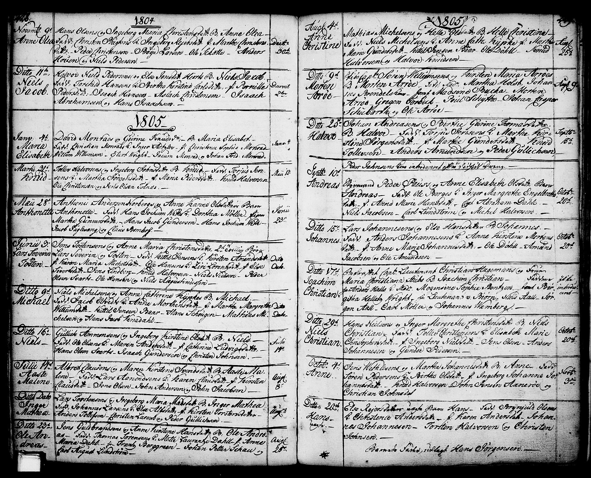 Porsgrunn kirkebøker , SAKO/A-104/F/Fa/L0001: Parish register (official) no. 1, 1764-1814, p. 228-229