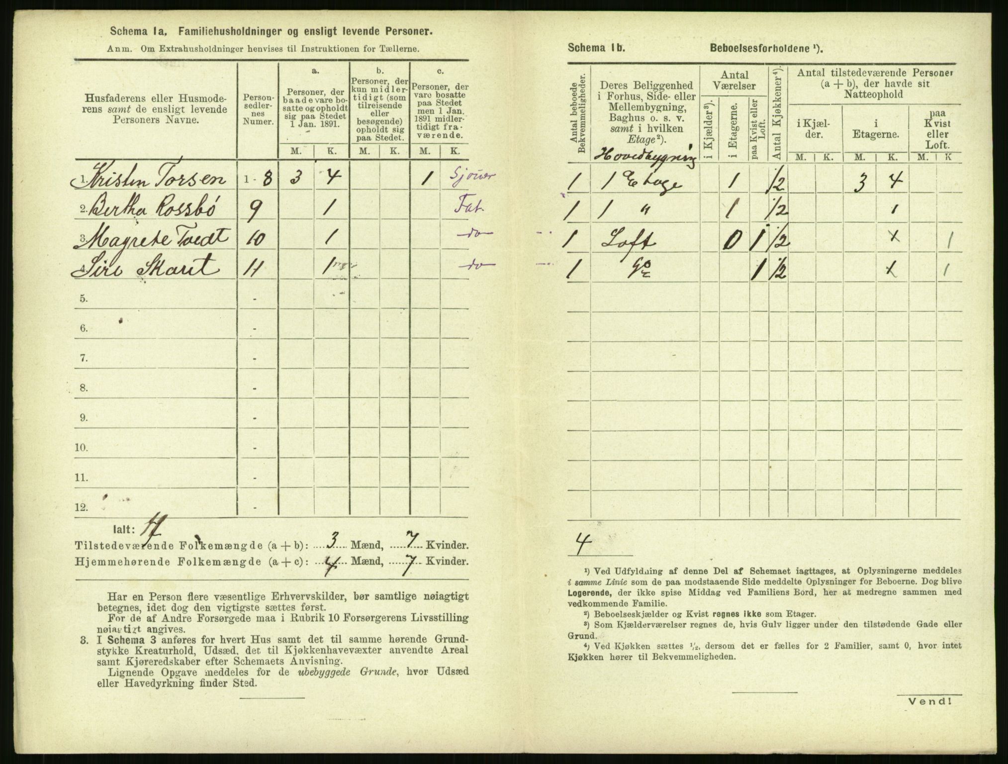 RA, 1891 census for 1106 Haugesund, 1891, p. 146