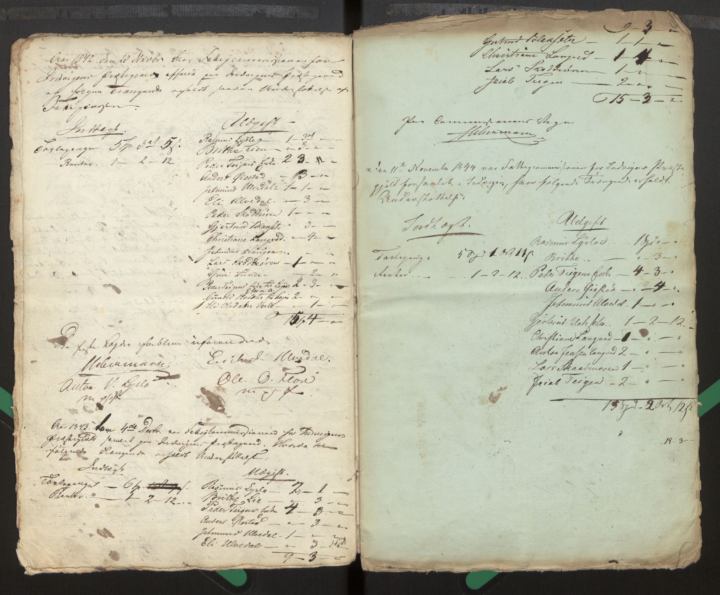 Innvik sokneprestembete, AV/SAB-A-80501/J/Jc/L0001: Forhandlingsprotokoll Innvik fattigkommisjon, 1794-1844