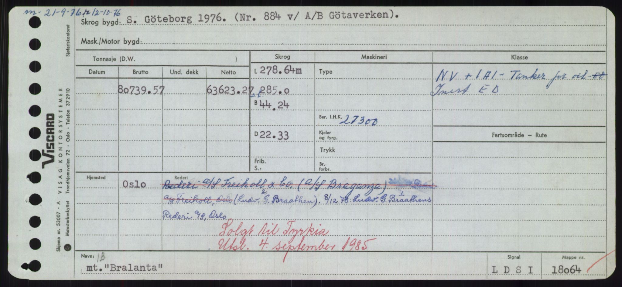 Sjøfartsdirektoratet med forløpere, Skipsmålingen, RA/S-1627/H/Hd/L0005: Fartøy, Br-Byg, p. 55