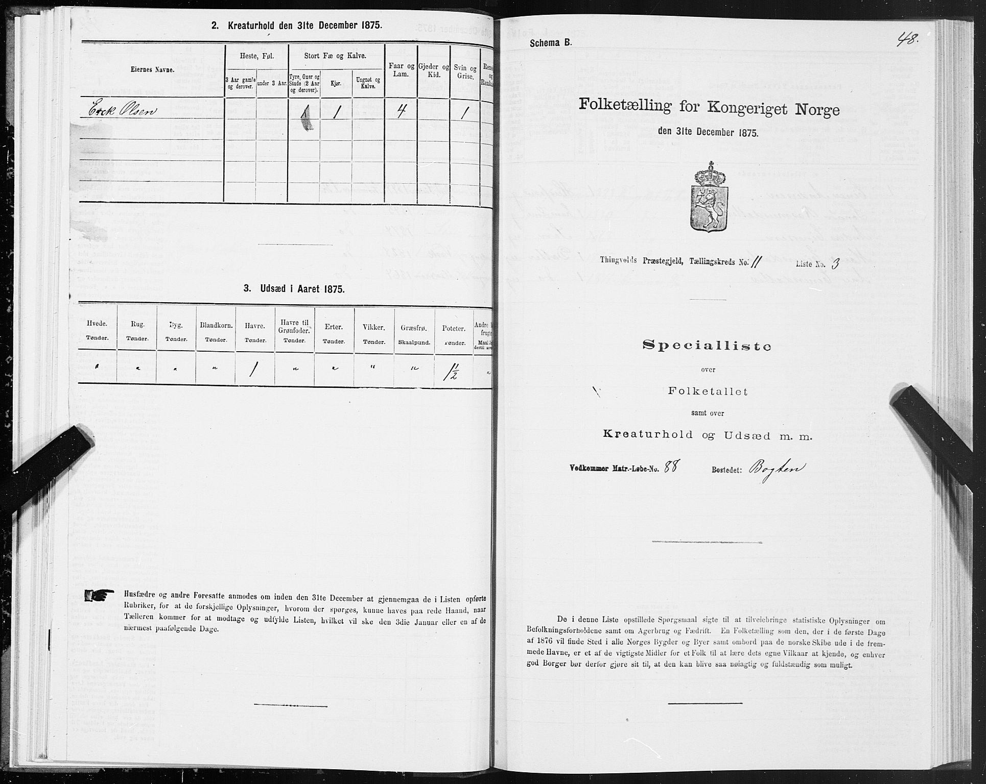 SAT, 1875 census for 1560P Tingvoll, 1875, p. 4048