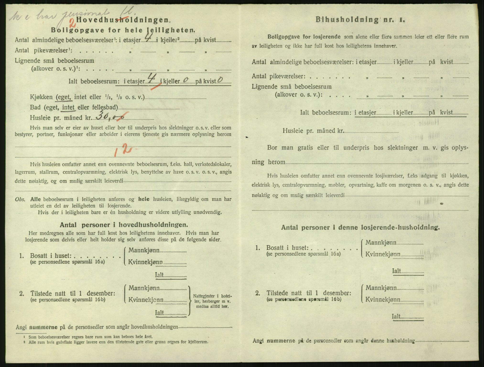 SAK, 1920 census for Tvedestrand, 1920, p. 1322